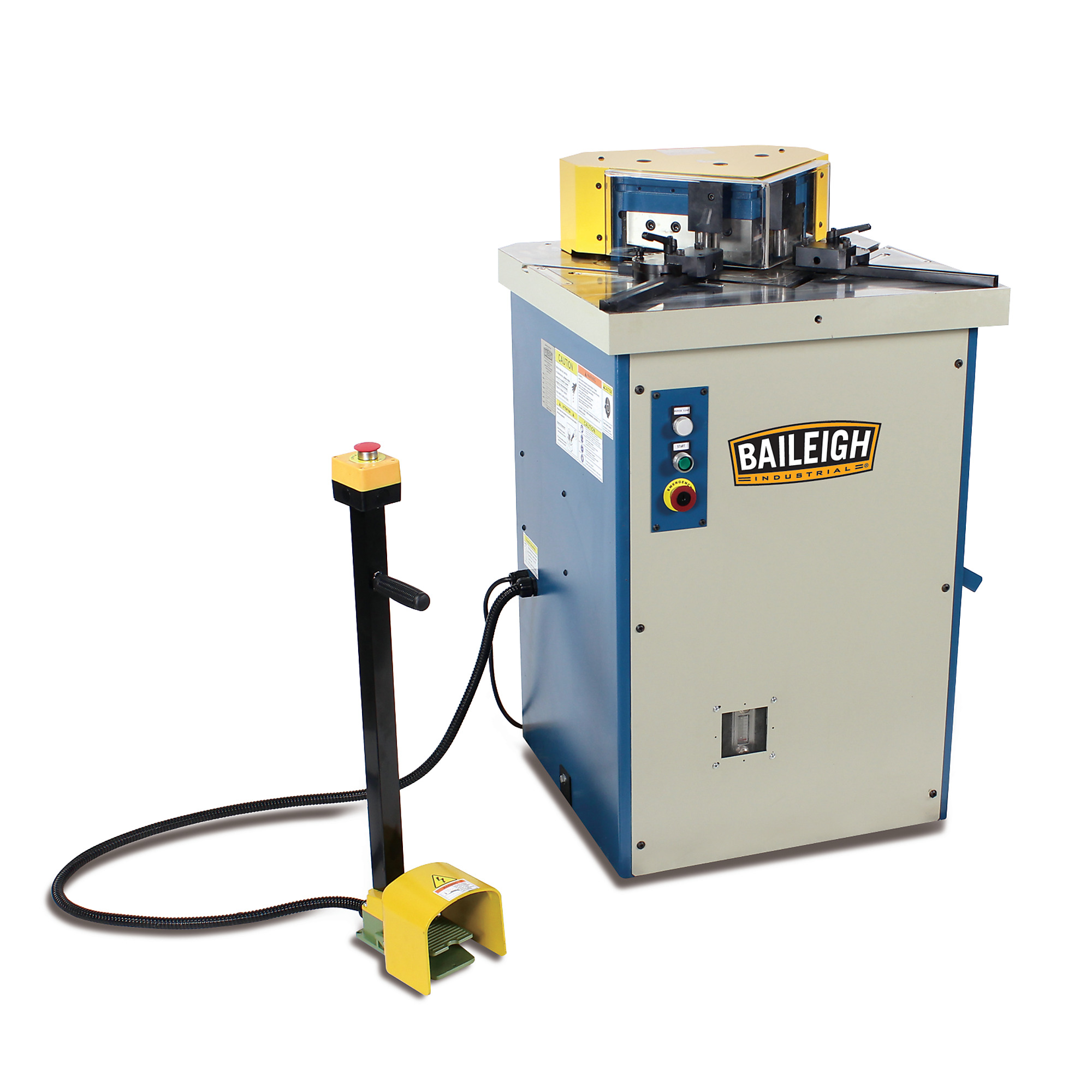 Baileigh Hydraulic Fixed Angle Sheet Metal Corner Notcher — 4-Ga. Capacity, 25.5in. x 25.5in. Table, Model# SN-F04-MS