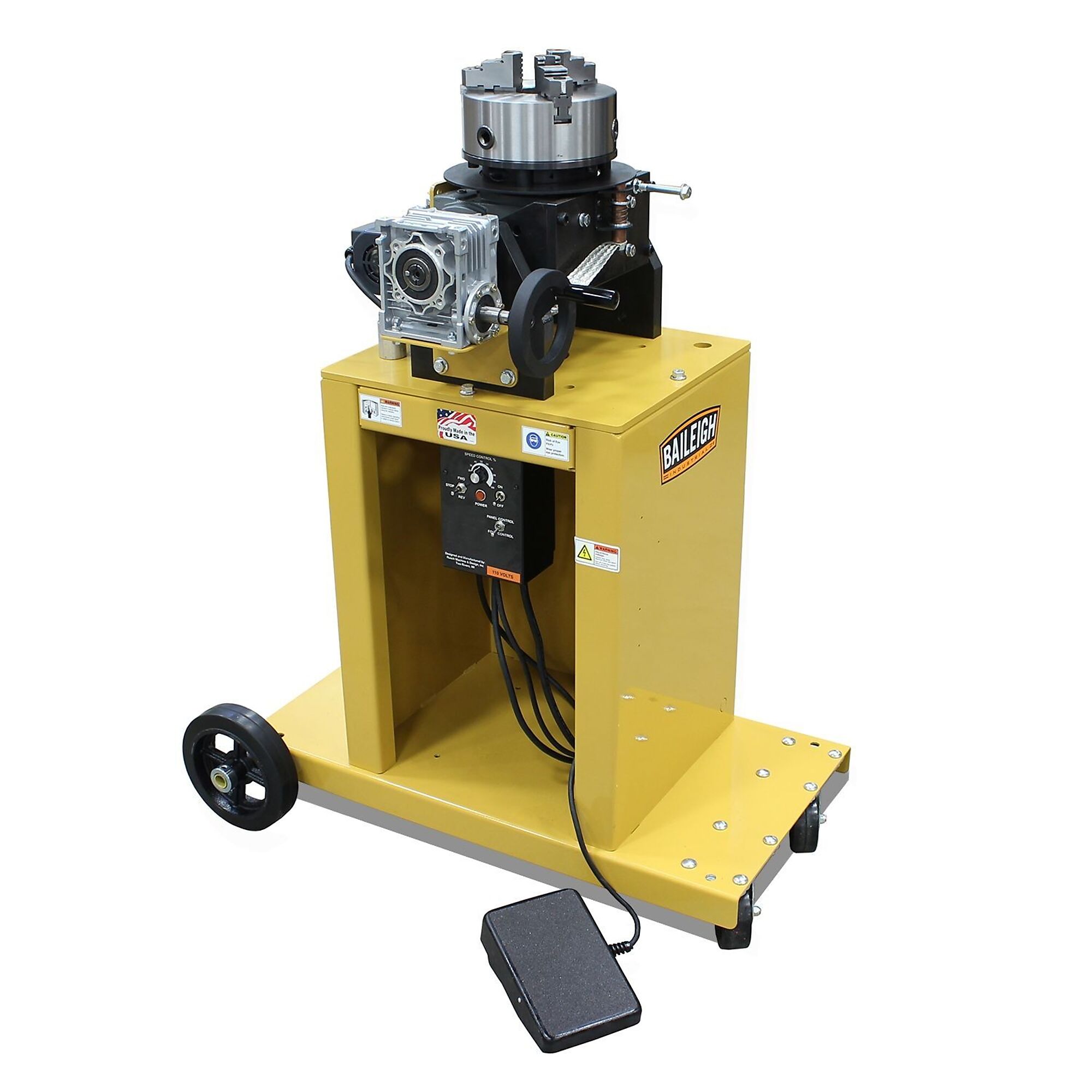 Baileigh Welding Positioner — Variable Speed, Foot Pedal Control, Model# WP-1800F