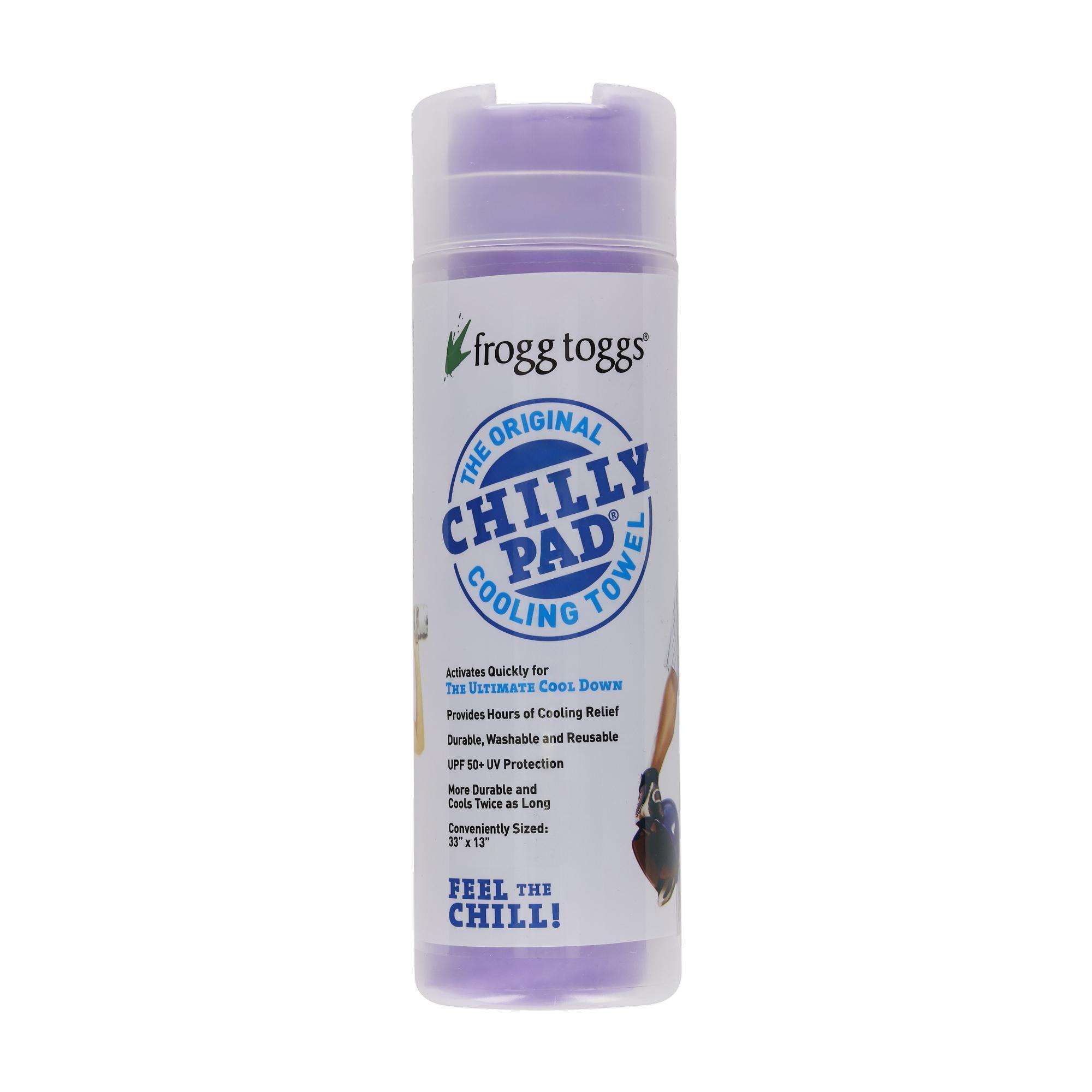 Frogg Toggs ChillyPad Cooling Towel — 33in. x 13in., Hyper-Evaporative Material, UPF 50+ UV Protection, Model# CP100-64