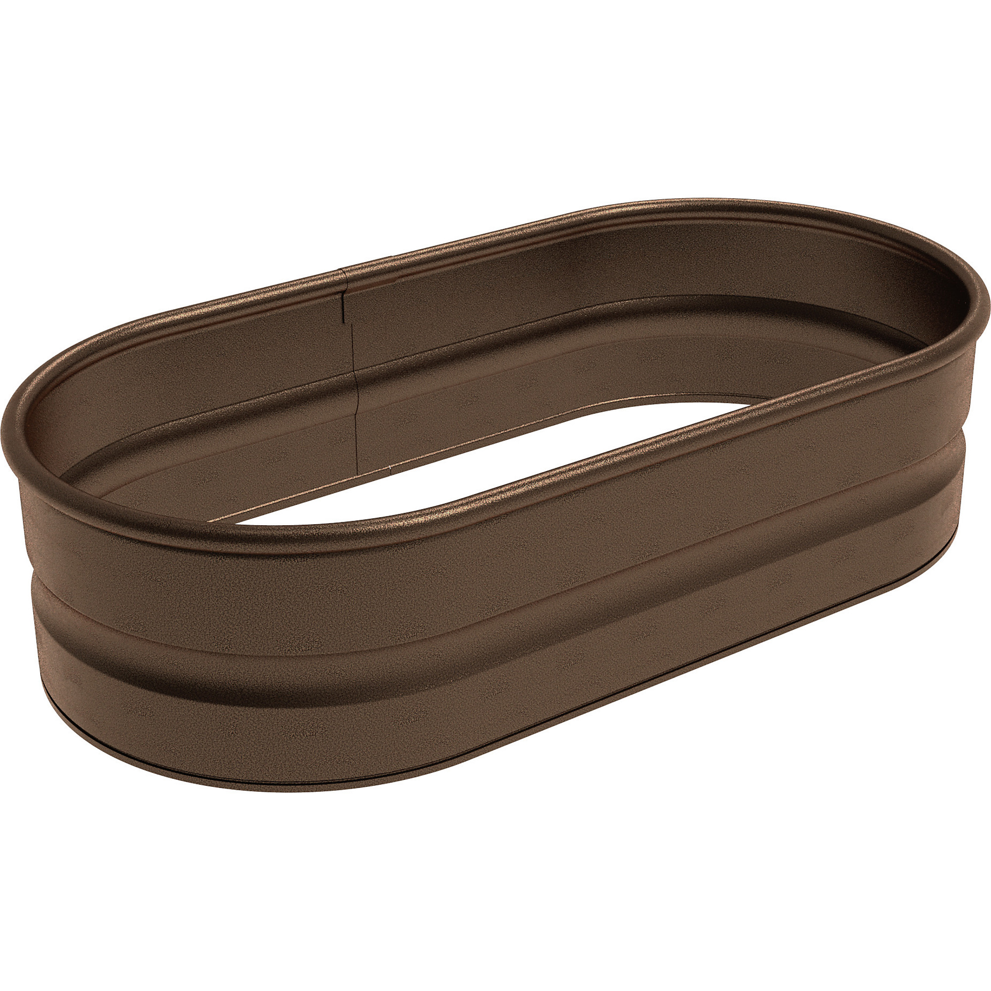 Tarter Painted Steel Raised Bed Planter — 2ft. x 1ft. x 4ft., 21-Ga. Galvanized Steel, Powder-Coated, Model# RBGP214CV
