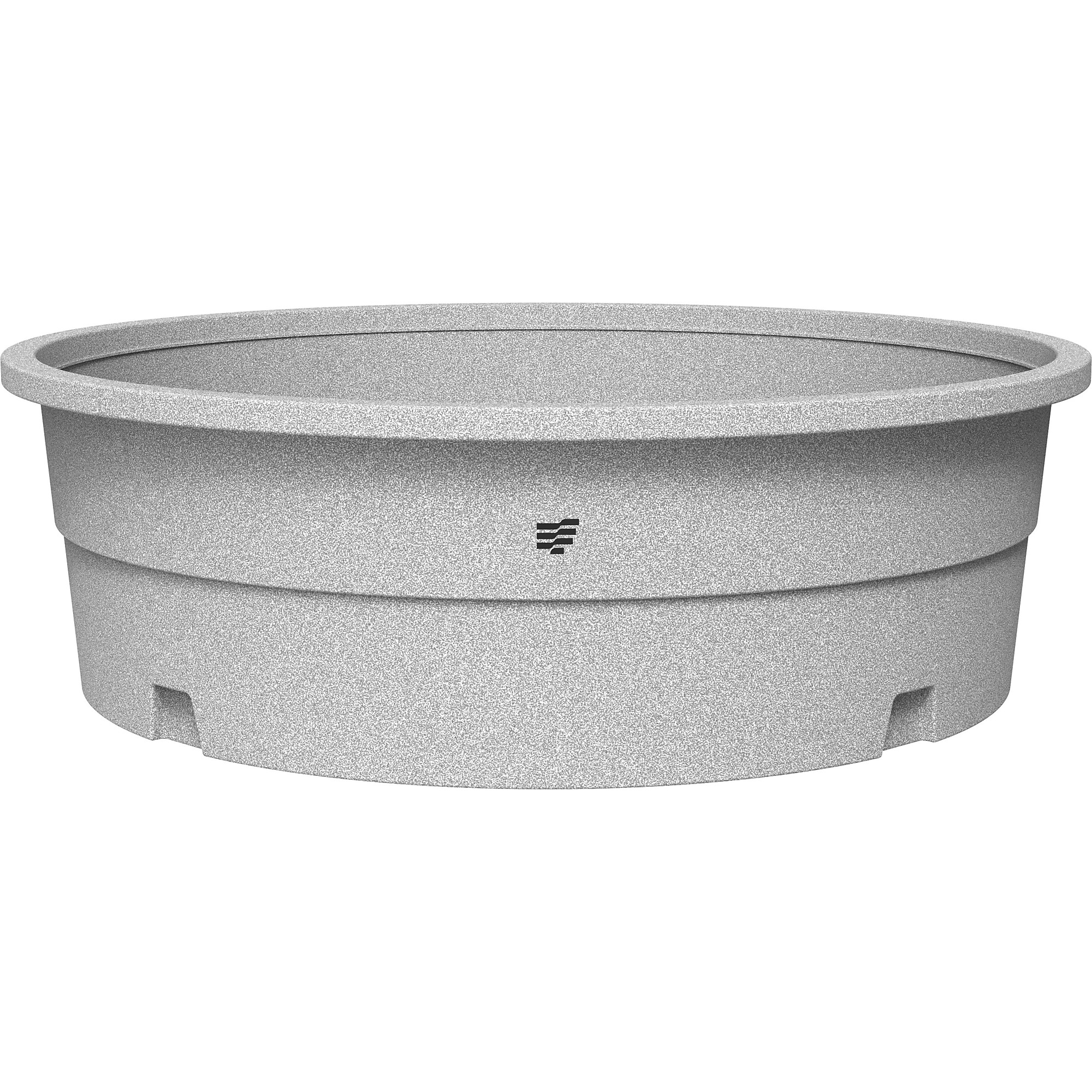 Tarter DuraTough Poly Stock Tank, 6ft. x 2ft., 350 Gal., Impact-Resistant Polyethylene, Gray Granite, Model# WTDT62G