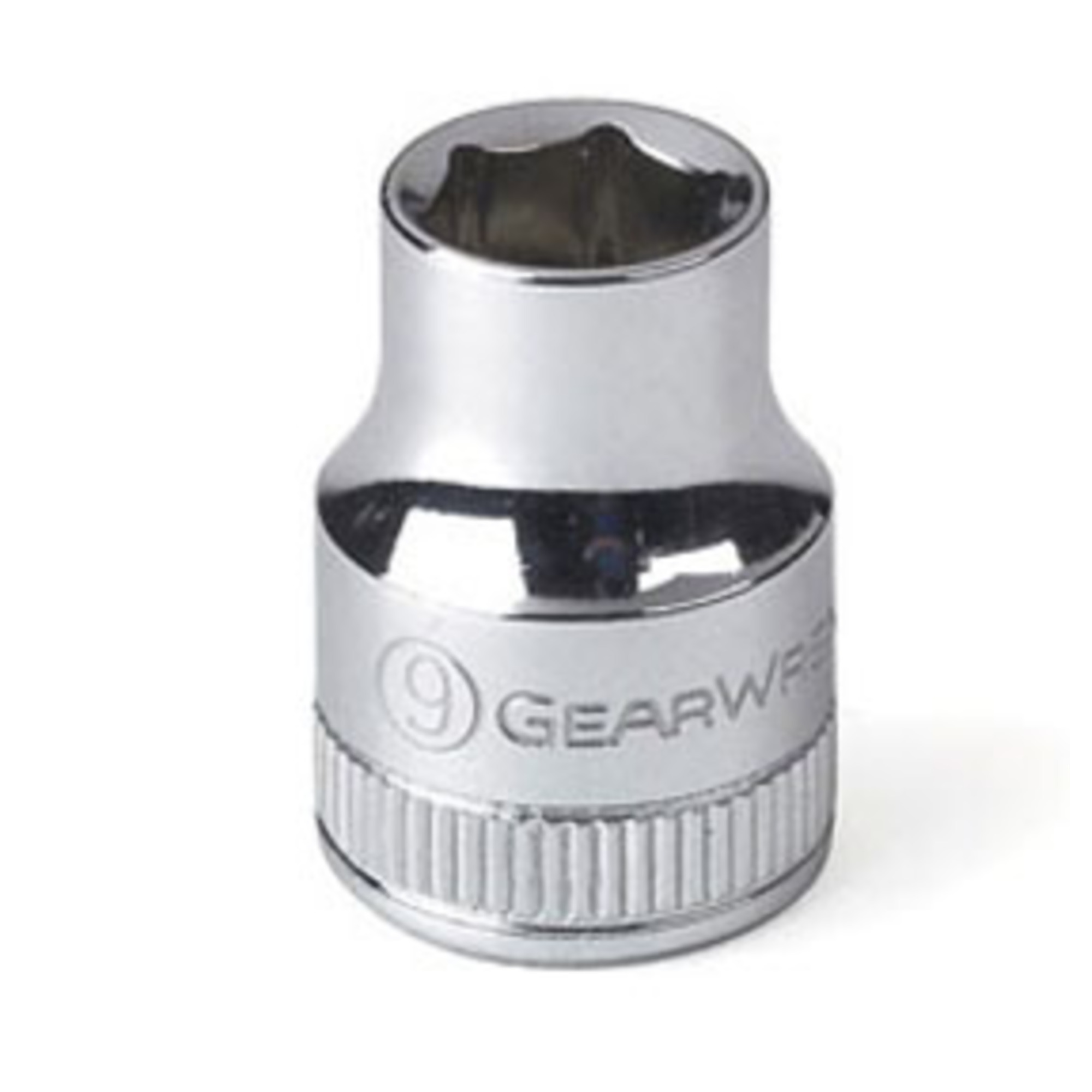 GearWrench 1/4in. Drive 6-Point Standard Metric Socket — 9mm, Model# KDT80131D