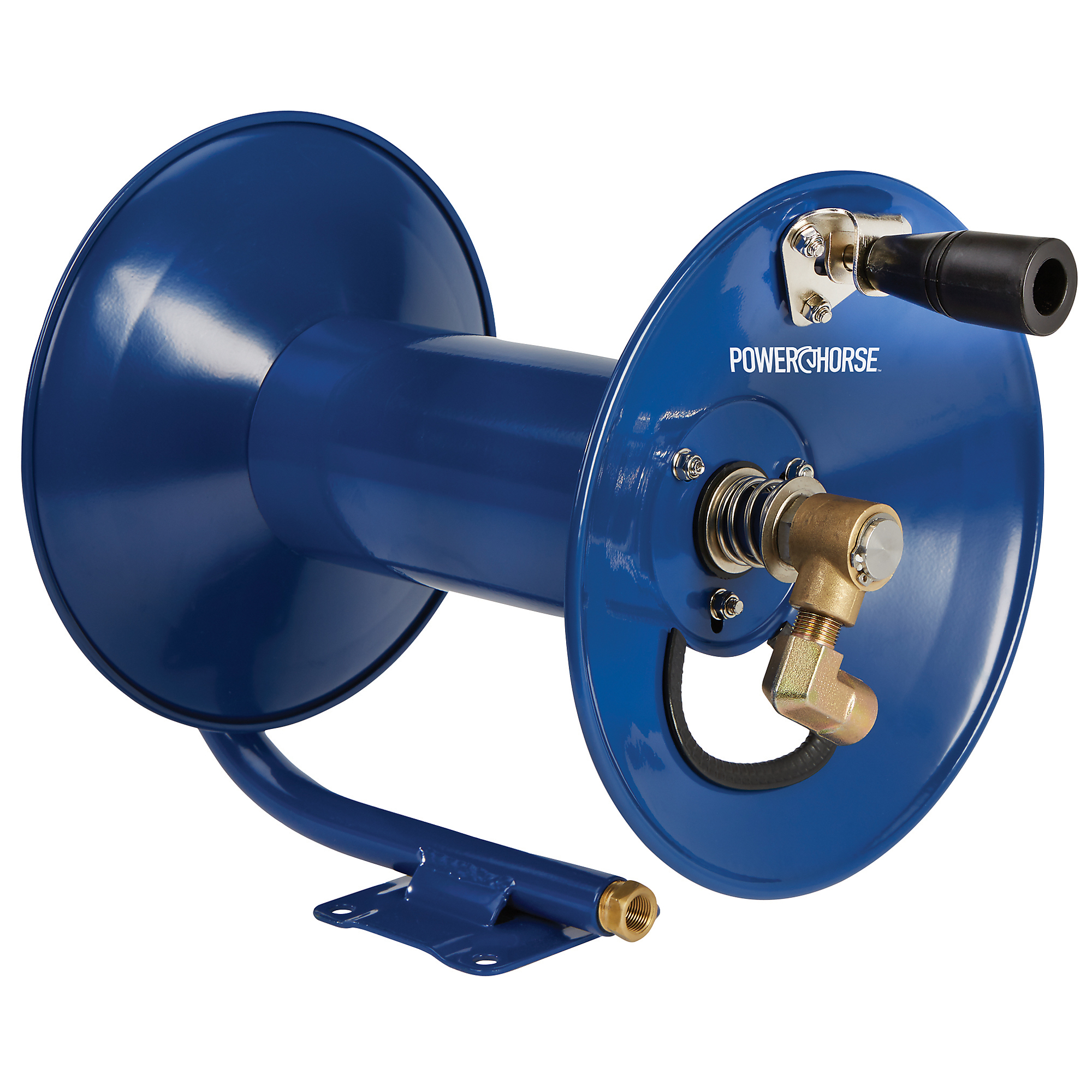Powerhorse Pressure Washer Manual Hose Reel, Fits 100ft. x 3/8in. Hose