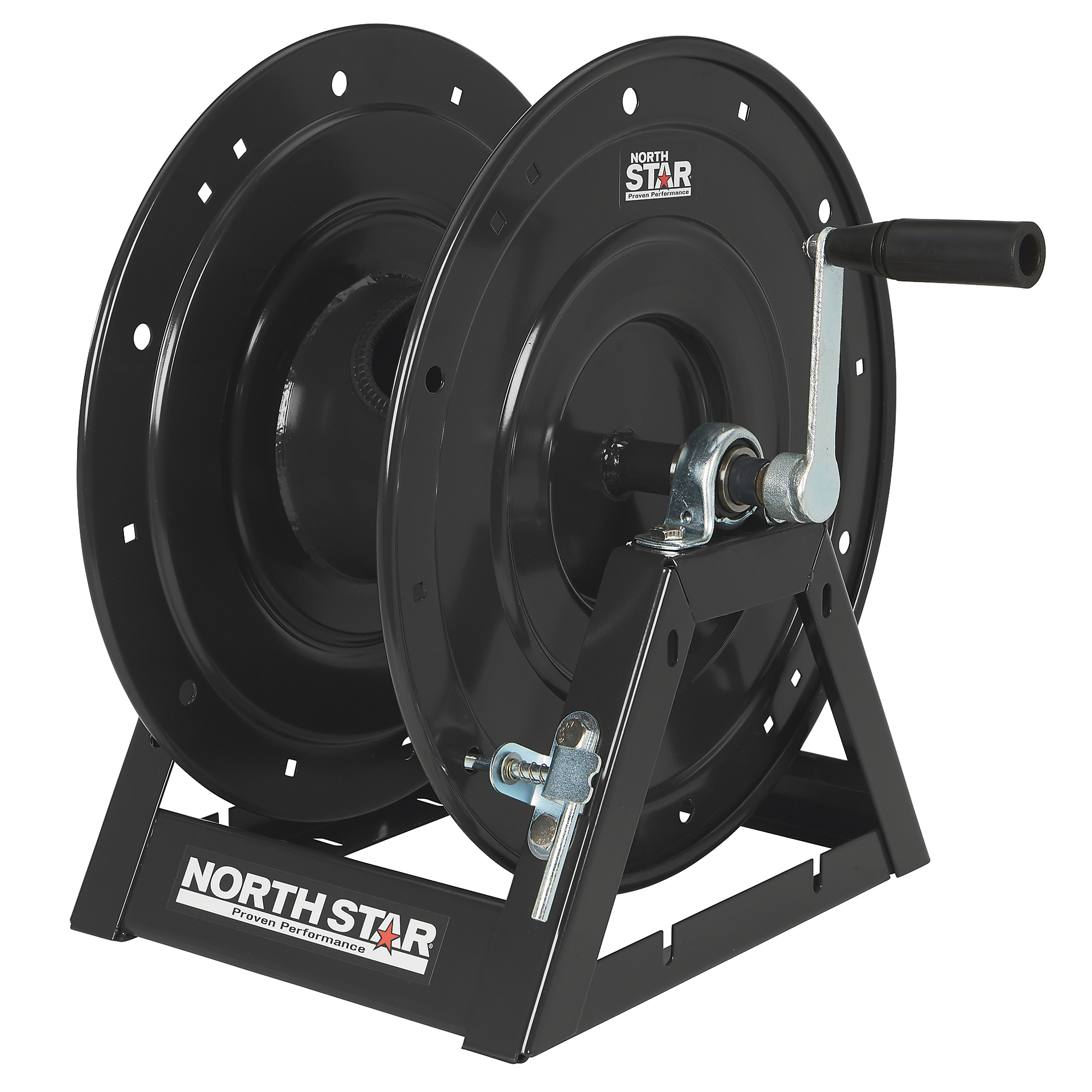 NorthStar Pressure Washer A-Frame Manual Hose Reel, Fits 150ft. of 3/8in. or 1/2in. Hose