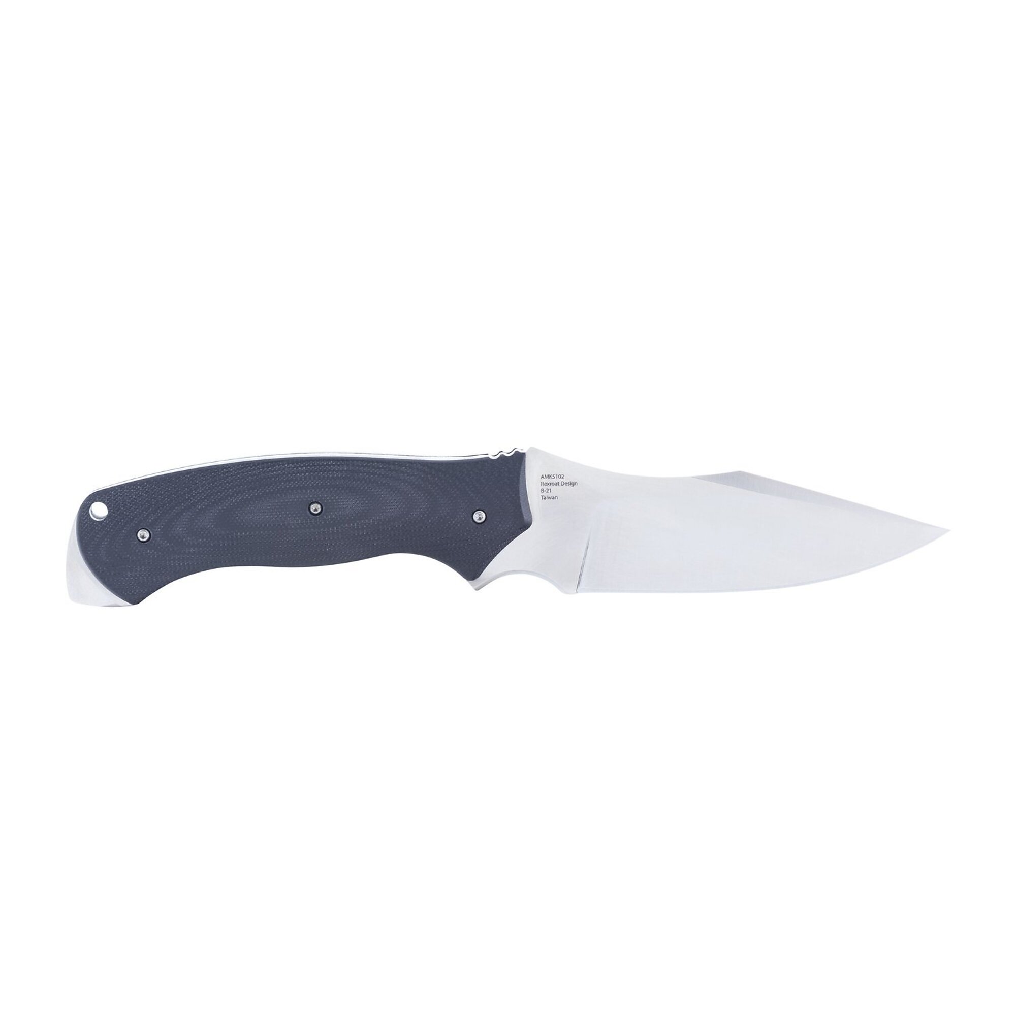 Sunex Tools Al Mar B-21 Fixed Blade Knife — 4.25in. D2 Steel Blade, G-10 Handle, Includes Sheath, Model# AMK5102