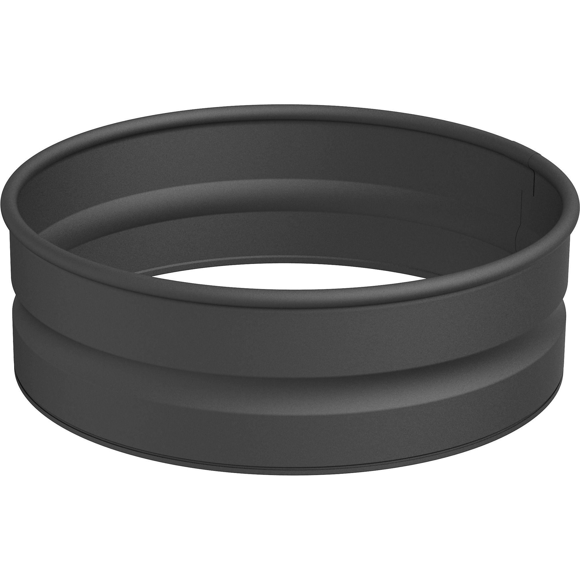 Tarter Steel Outdoor Fire Ring — 36in. Dia., 12in. Tall, Black, Model# FR3BL
