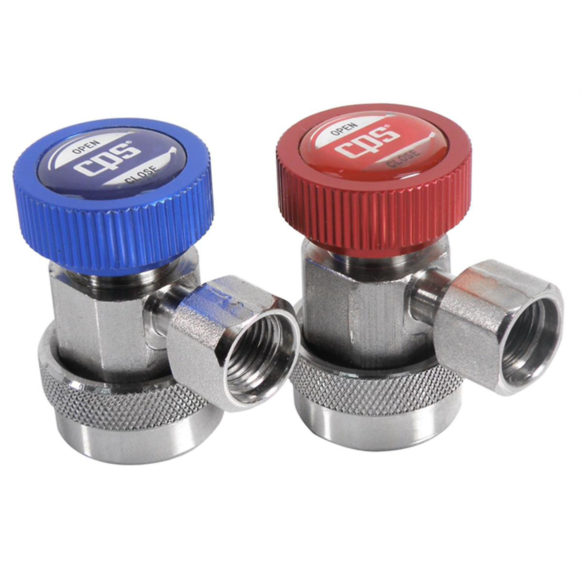 CPS Products Premium Manual Coupler — Chrome, Latching Balls, Safety Sleeve, Model# CPSQC134SET