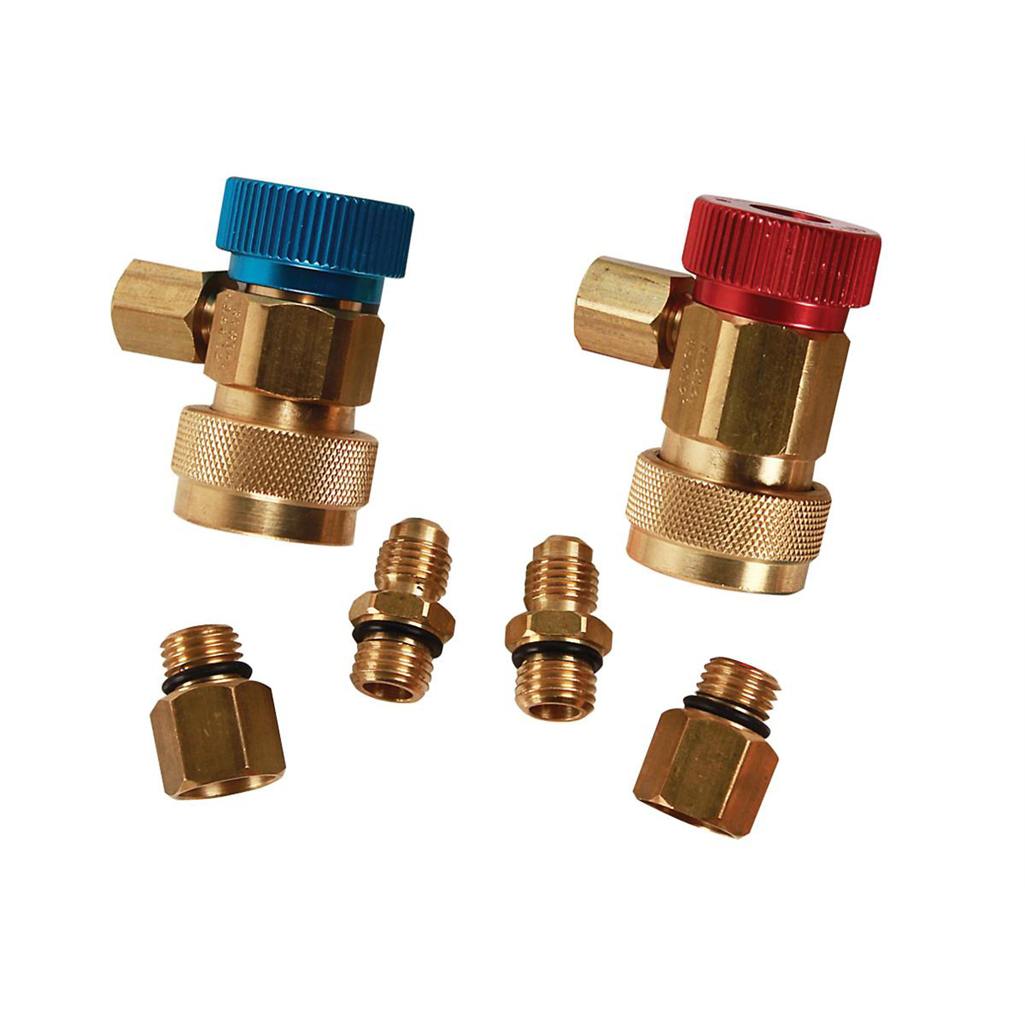 FJC R1234YF Conversion Kit — Manual Couplers, Brass, M12 Fittings, Model# FJC6820
