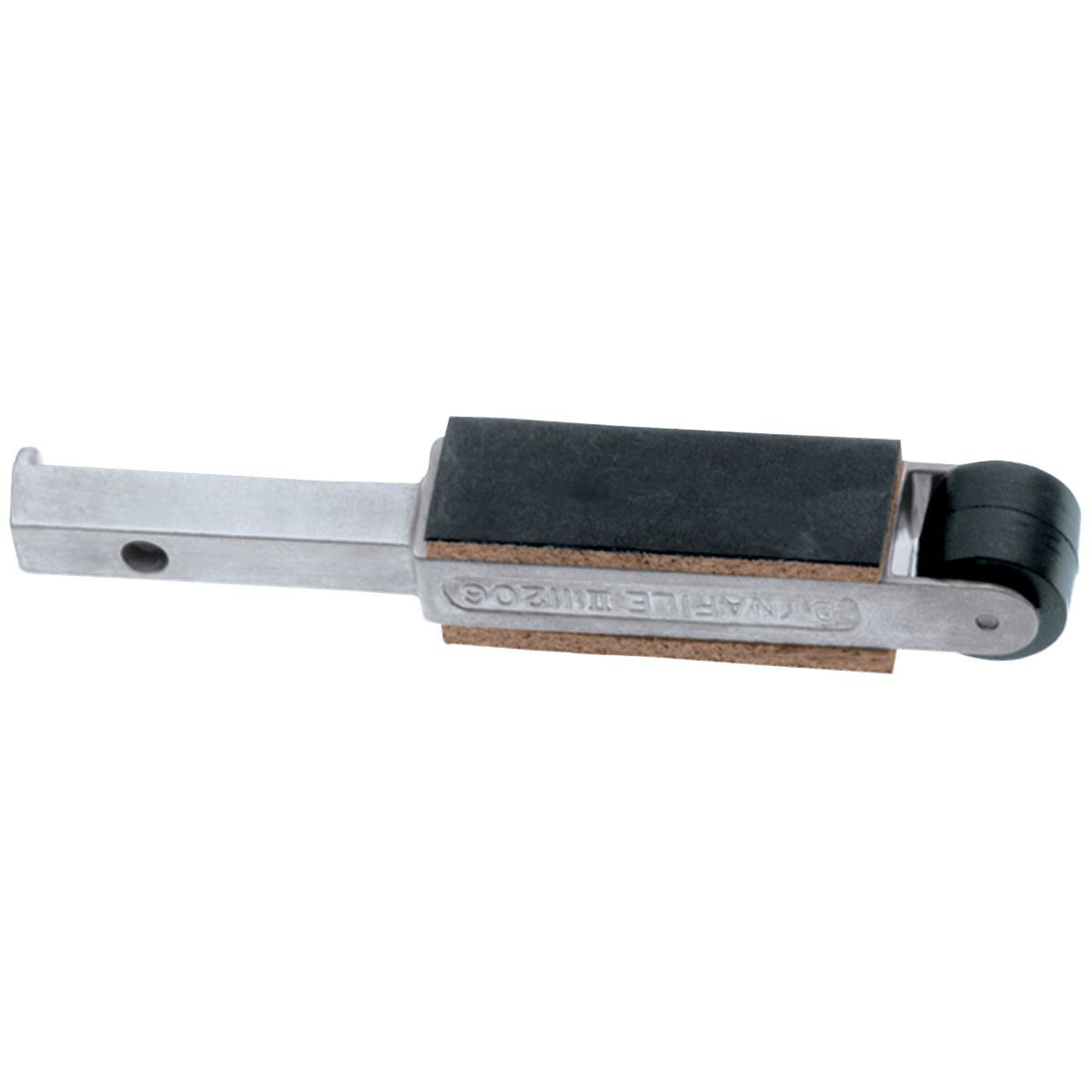 Dynabrade Rubber Contact Arm — 3/4in. x 5/8in., Compatible with 3/4in. x 18in. Abrasive Belt Tool, Model# DYB11206