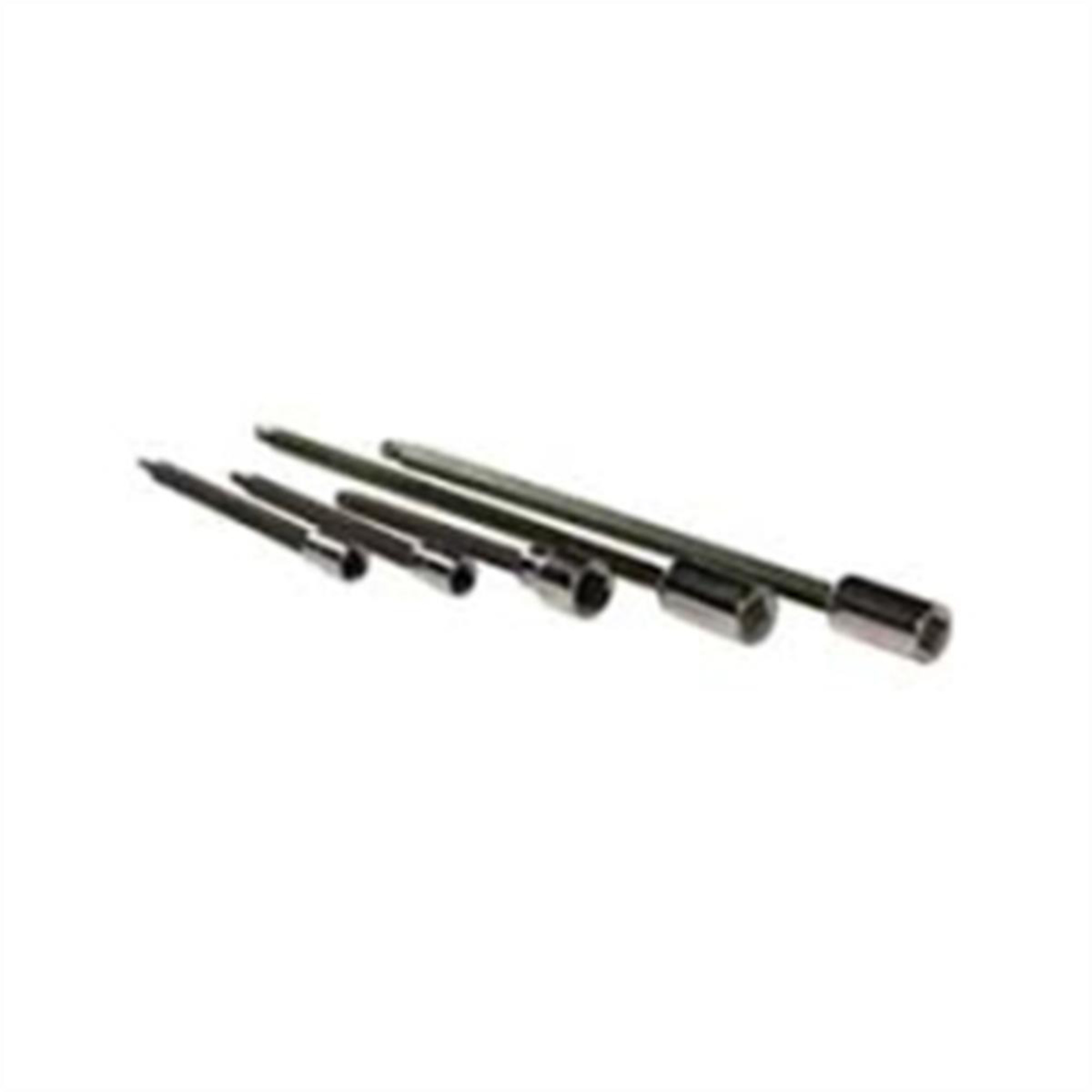 VIM Tools T30 TORX Driver — 4.5in. OAL, 3/8in. Square Drive Holder, Satin Chrome, Model# VIMV45L-T30
