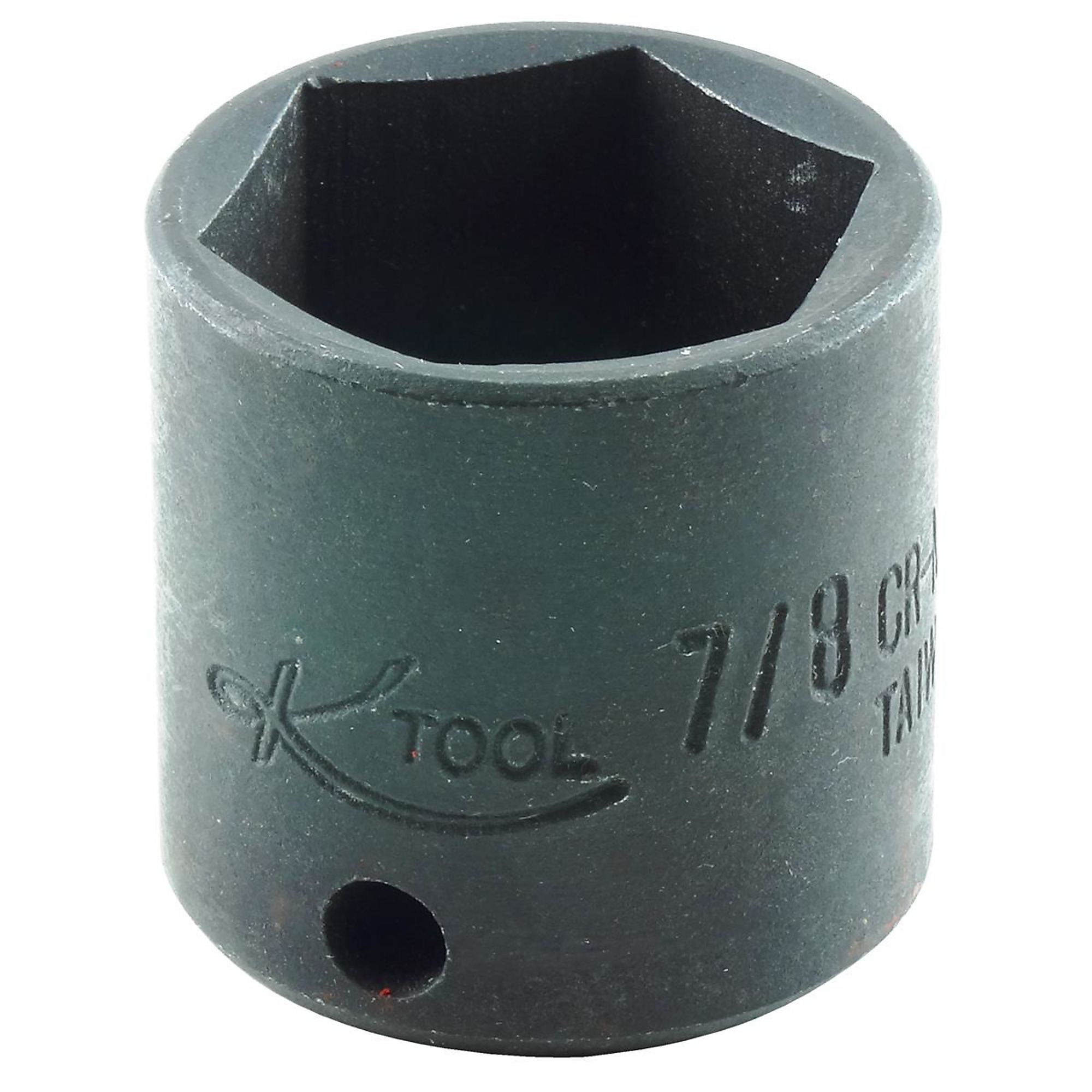 K Tool International 7/8in. 6-Point Impact Socket — 3/8in. Drive, Chrome-Moly Steel, Model# KTI32128