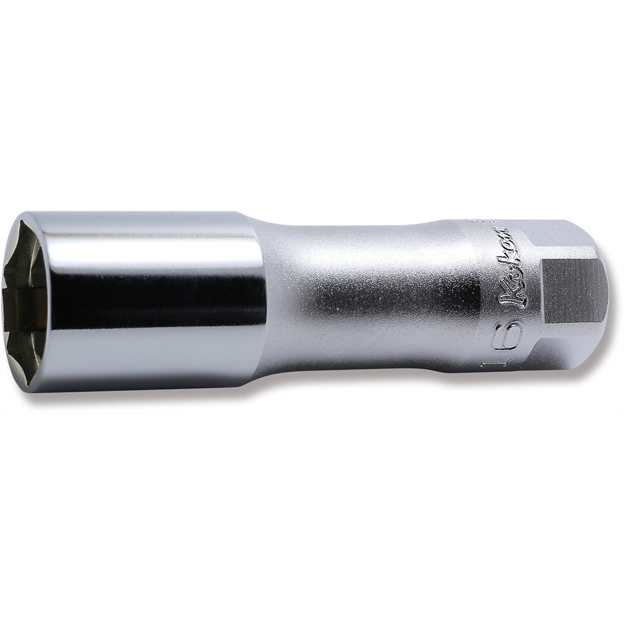 Ko-ken USA 6-Point Clip Type Spark Plug Socket — 3/8in. Square Drive, 16mm, Model# KKN3300CZ-16