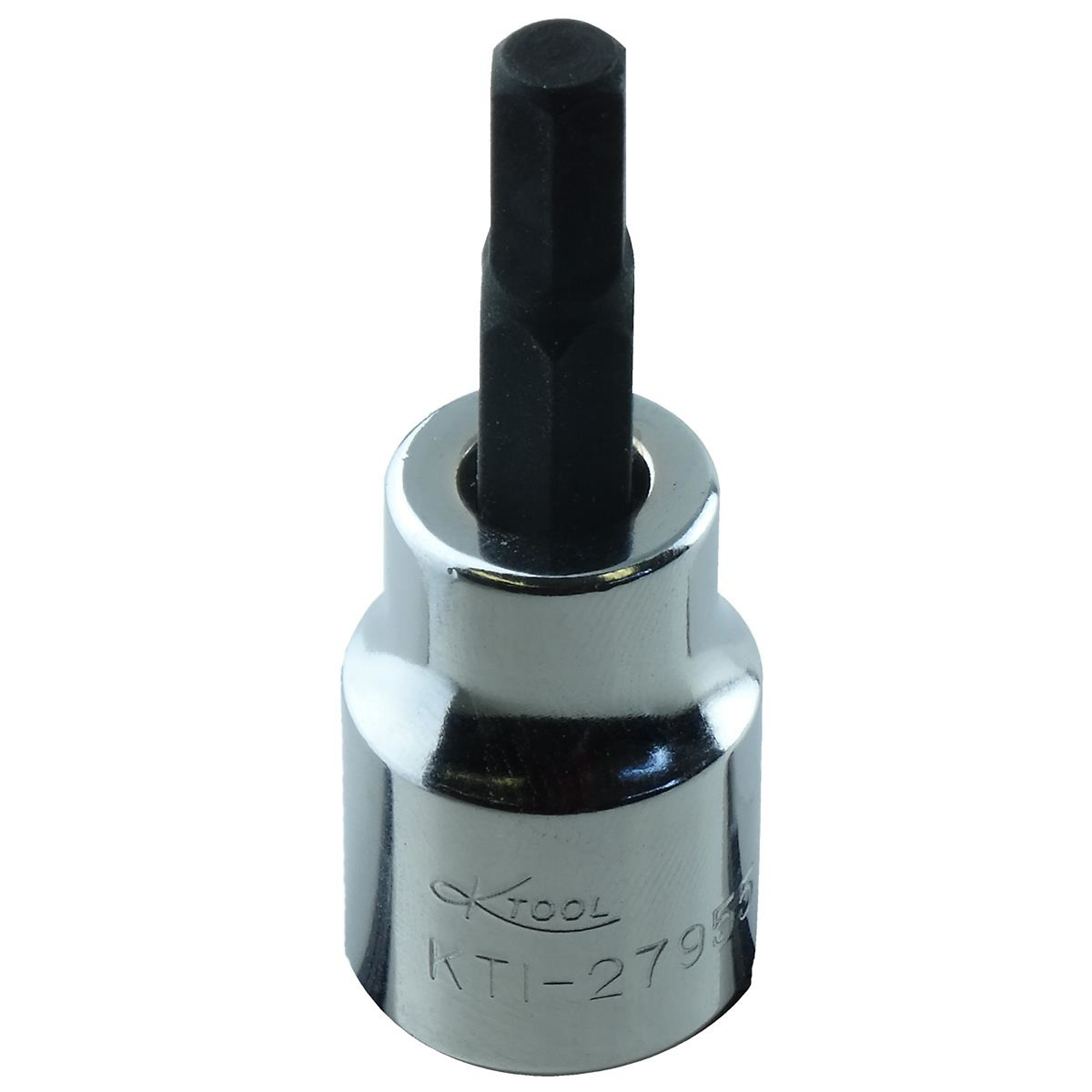 K Tool International Hex Bit Socket — 5.5mm, 3/8in. Drive, Chrome Vanadium Steel, Model# KTI27955