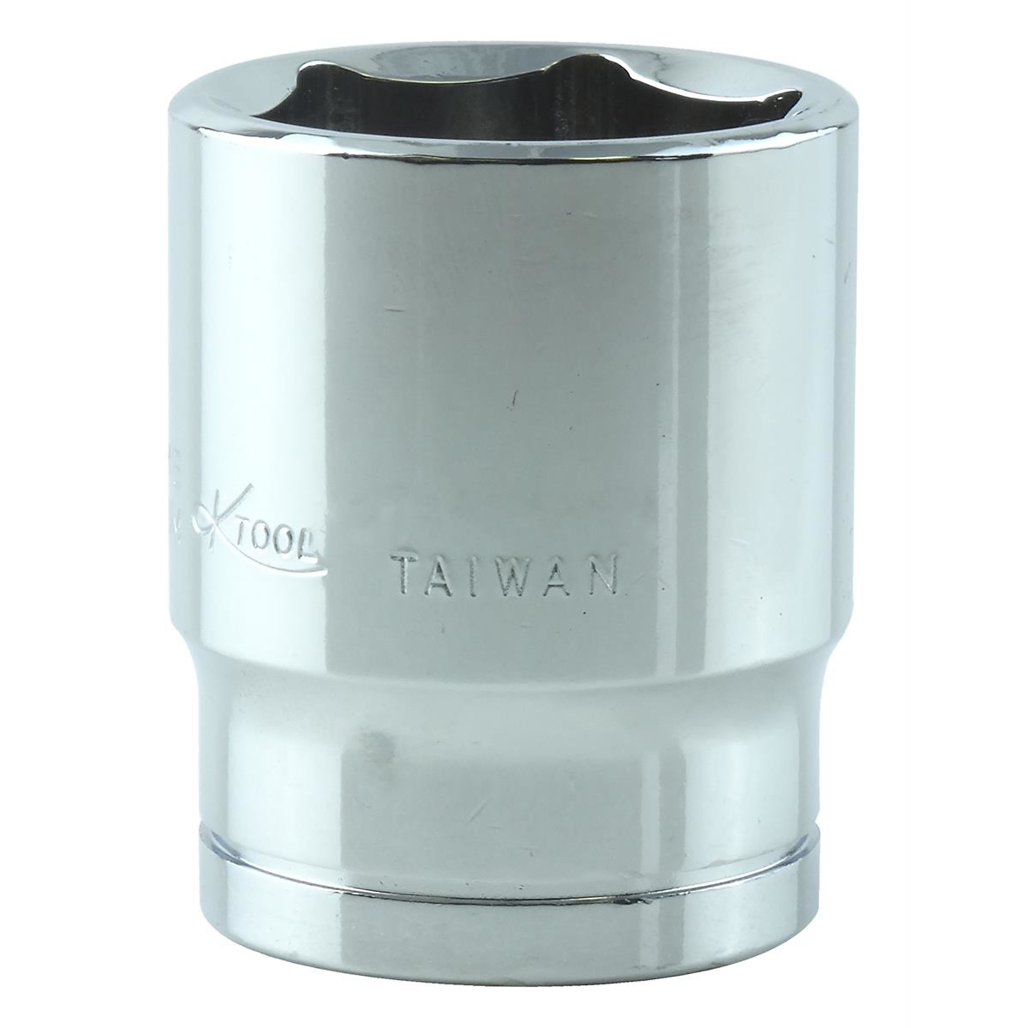 K Tool International 23mm Socket — 1/2in. Drive, 6-Point, Chrome Vanadium Steel, Model# KTI28123