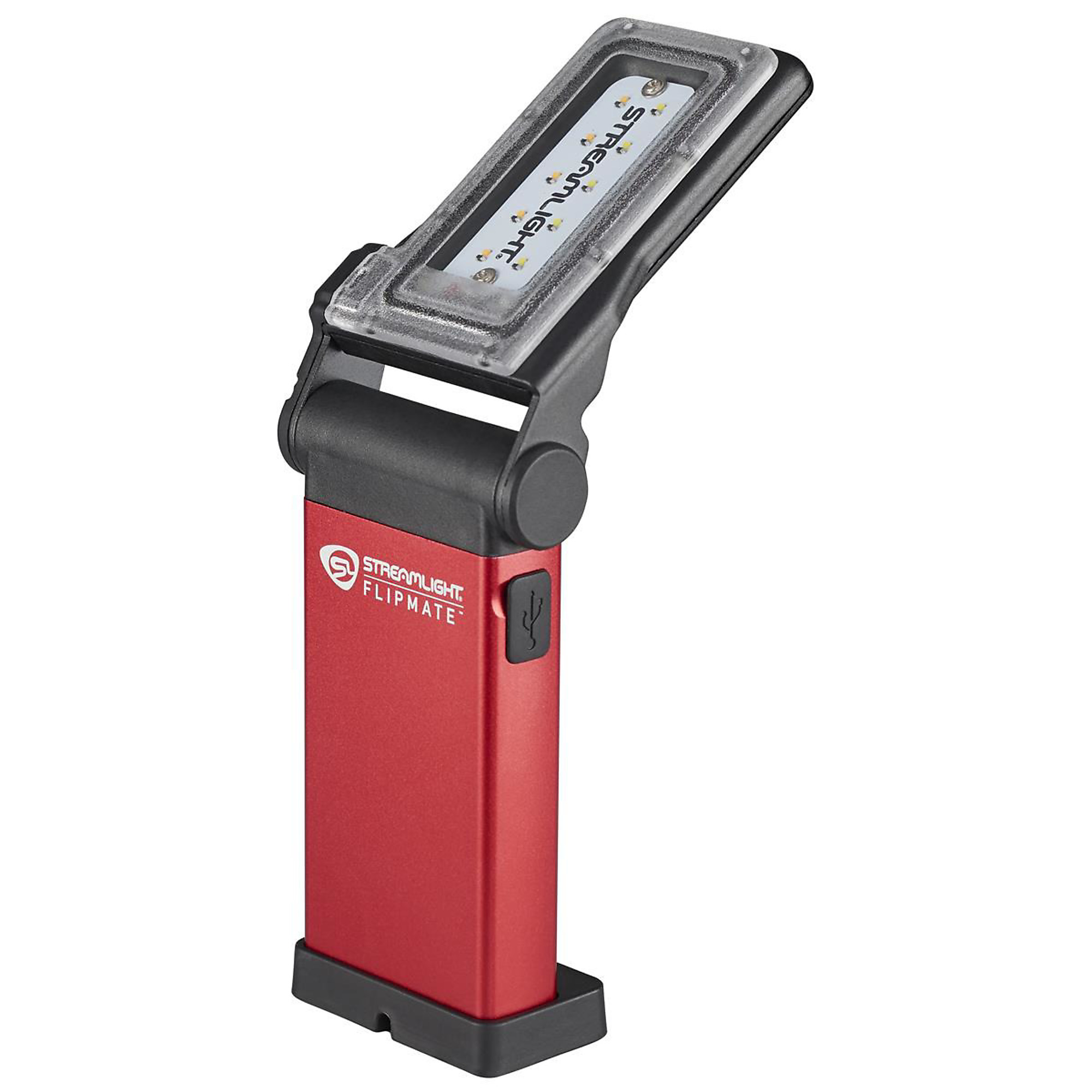 Streamlight FlipMate Rechargeable Work Light — 500 Lumens, 180° Rotating Light Bar, Color-Rite Technology, Red, Model# STL61501