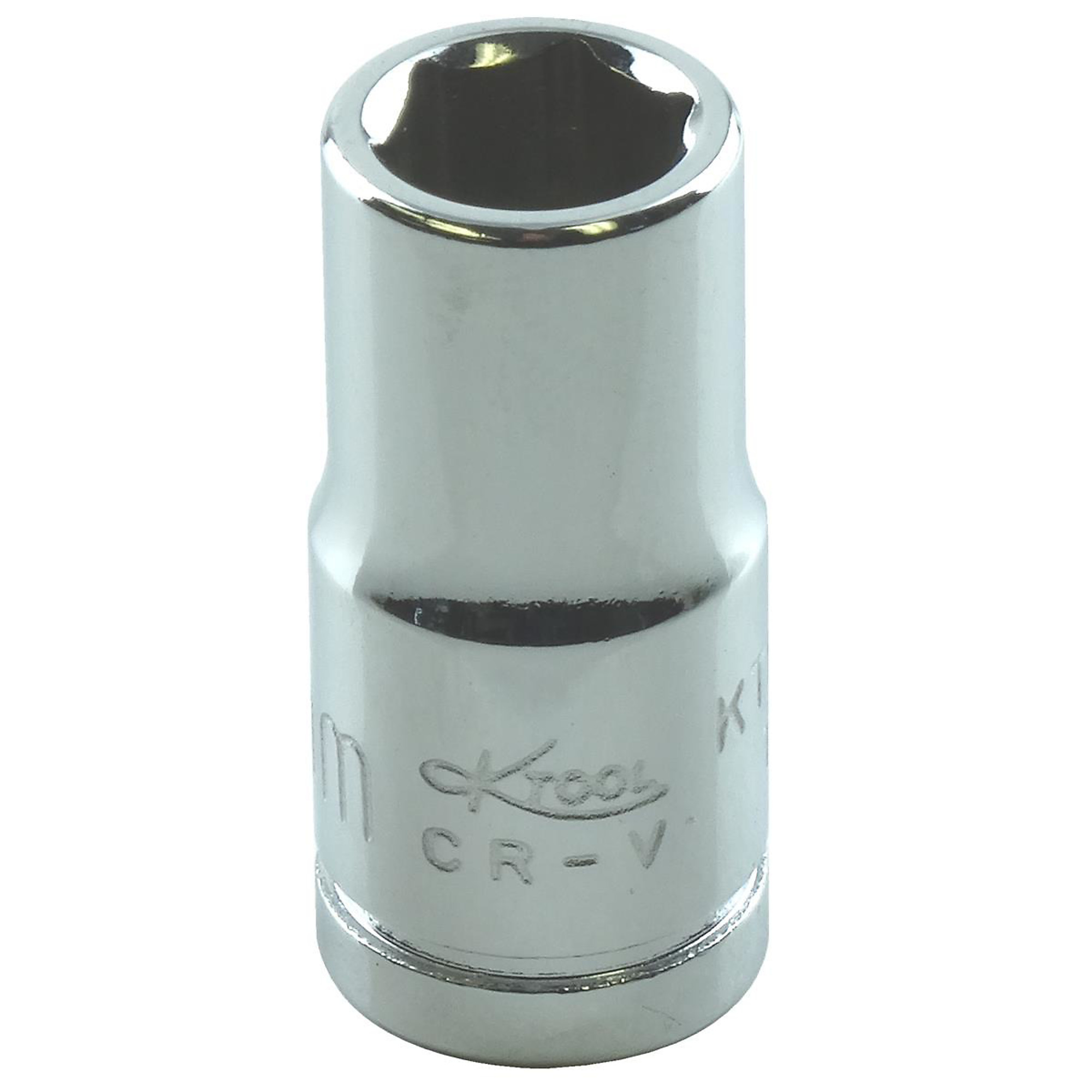 K Tool International 7mm 1/4in. Drive 6-Point Socket — Chrome Vanadium Steel, Model# KTI26107