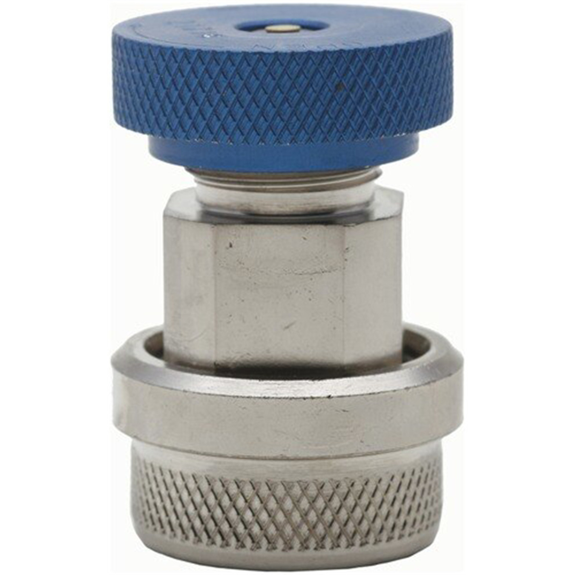 Robinair Low-side manual coupler, blue actuator for R-134a