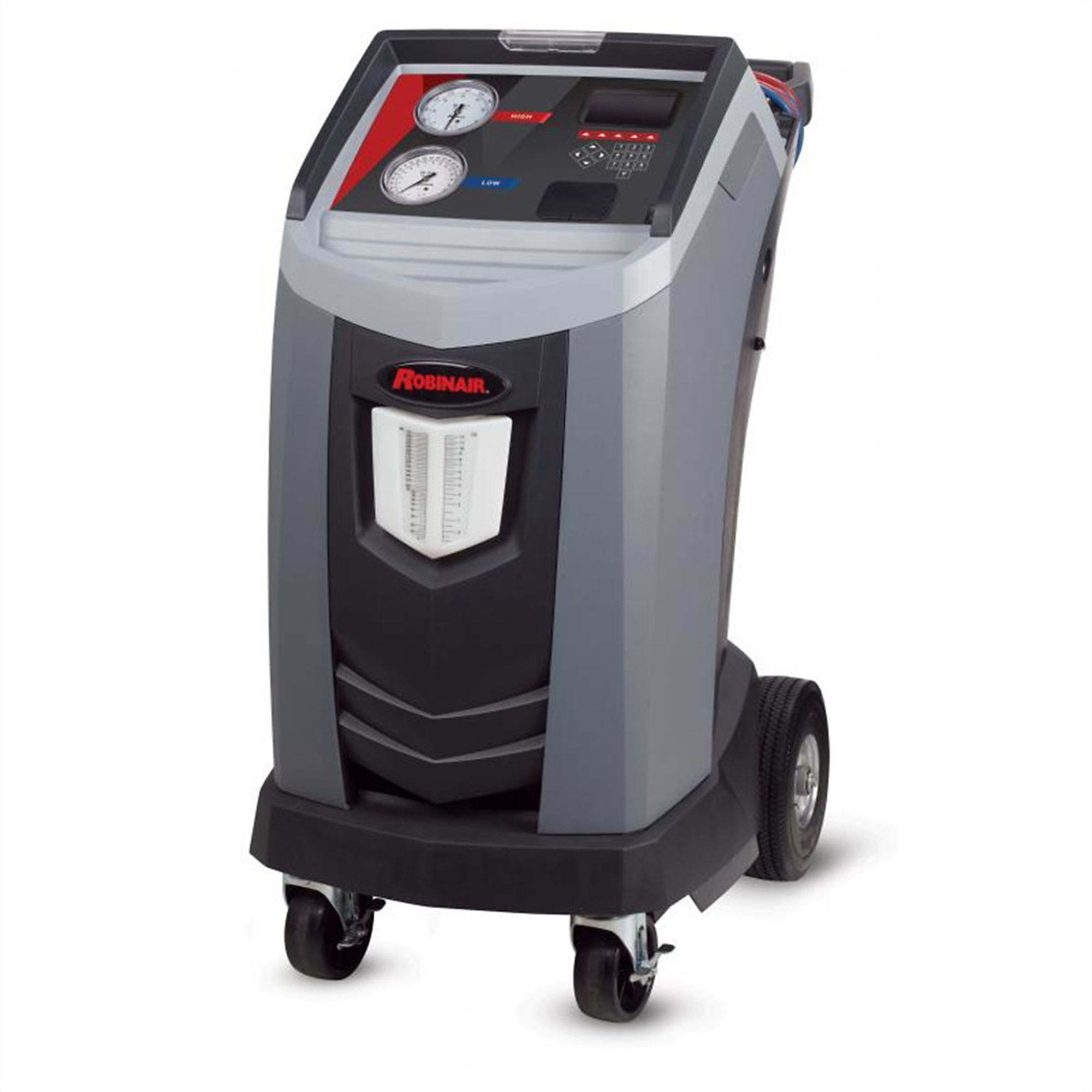 Robinair Premier R-134A Refrigerant Recovery, Recycling, and Recharging Machine — Fully Automatic, Hybrid and Non-Hybrid Vehicles, Model# ROB34788NI-H