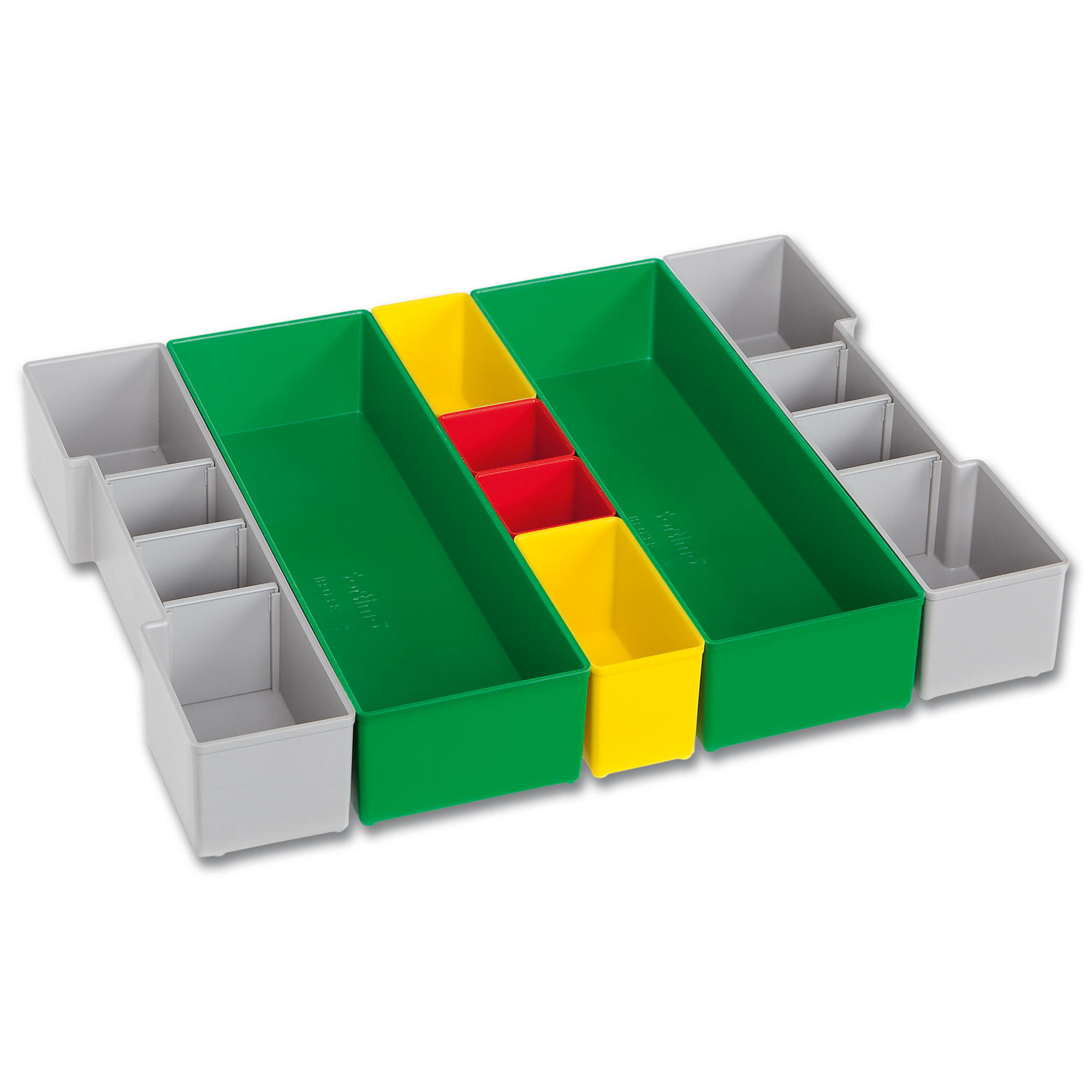 L-Boxx Baseline Organizer Bin Set — Durable Plastic, Various Sizes, 8-Piece, Model# 6000010096