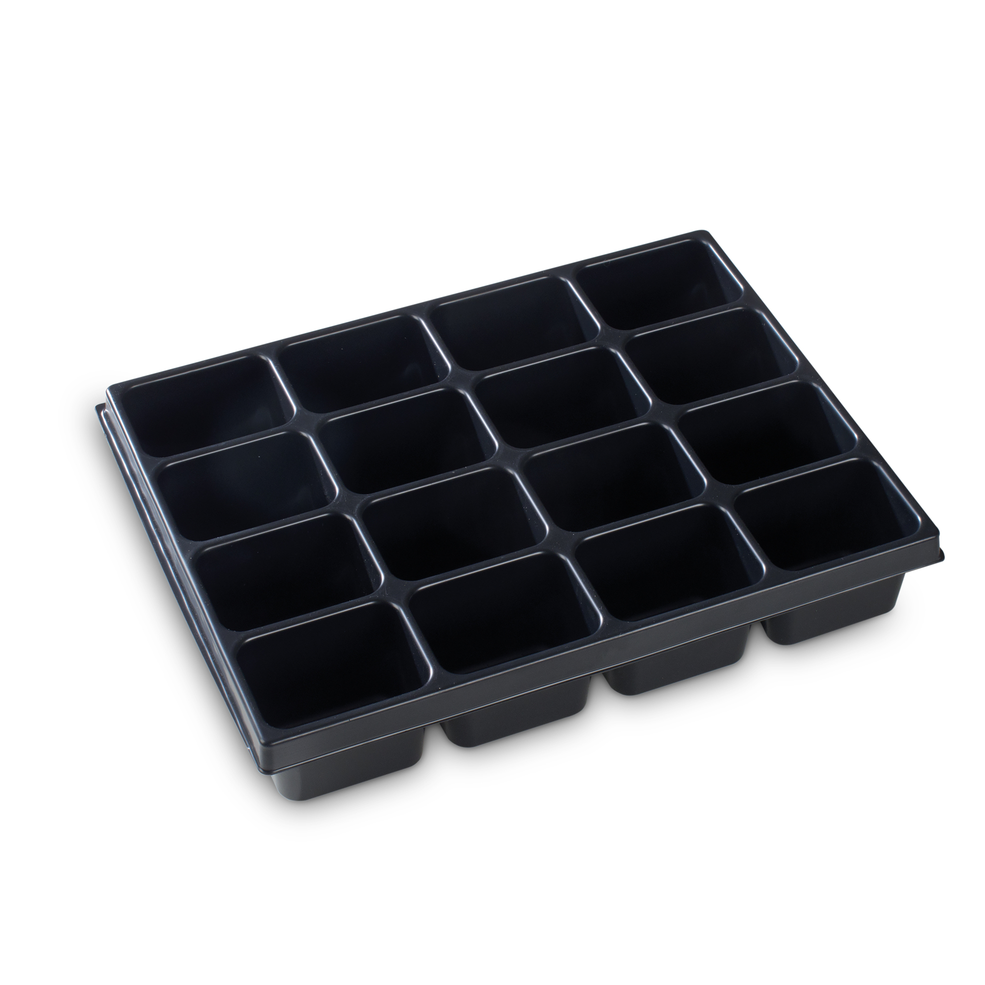 L-Boxx Baseline Small Parts Tray — 16 Compartments, Recycled Polystyrene, Model# 1000010136