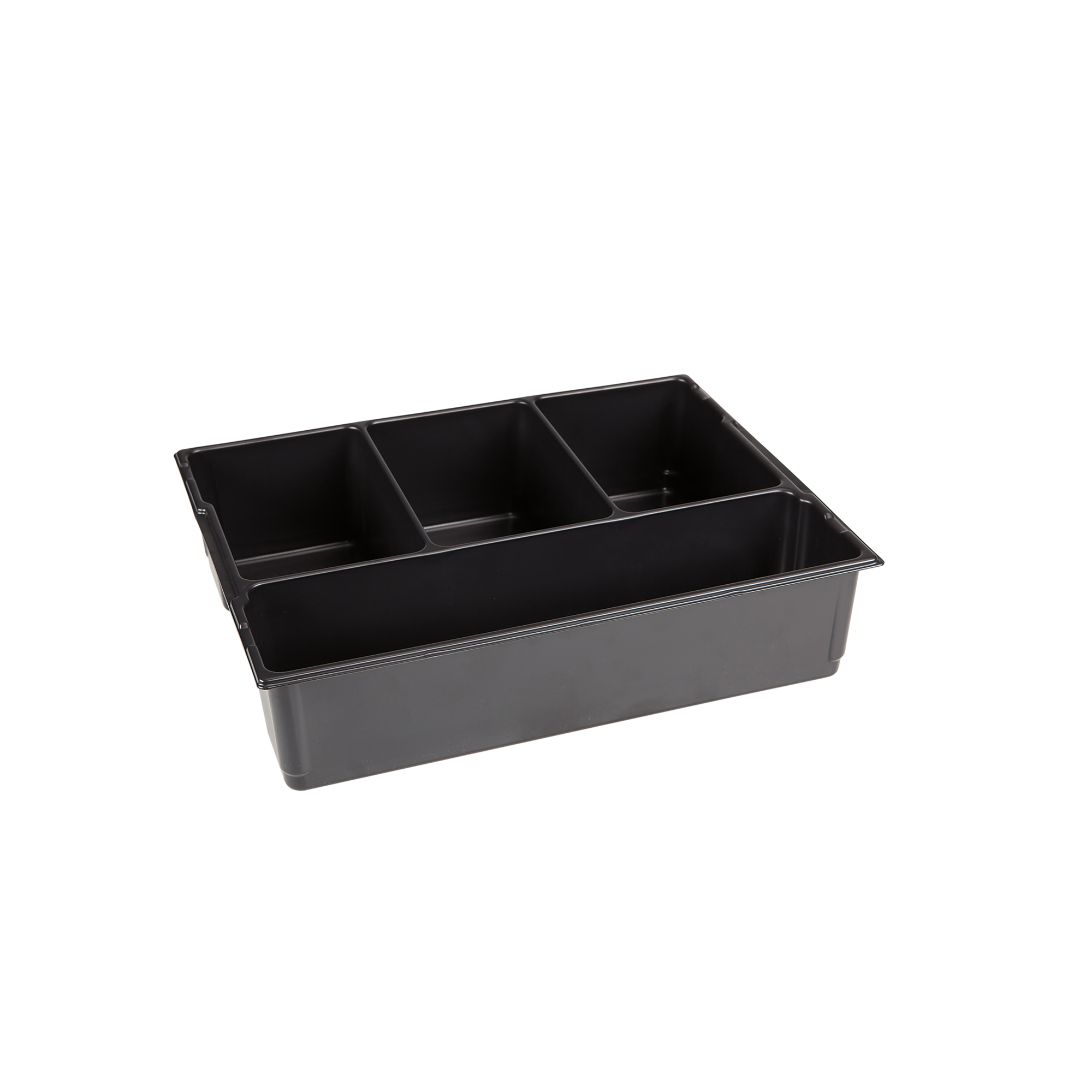 L-Boxx Baseline Small Parts Tray — 4 Compartments, Recycled Polystyrene, Model# 1000010127
