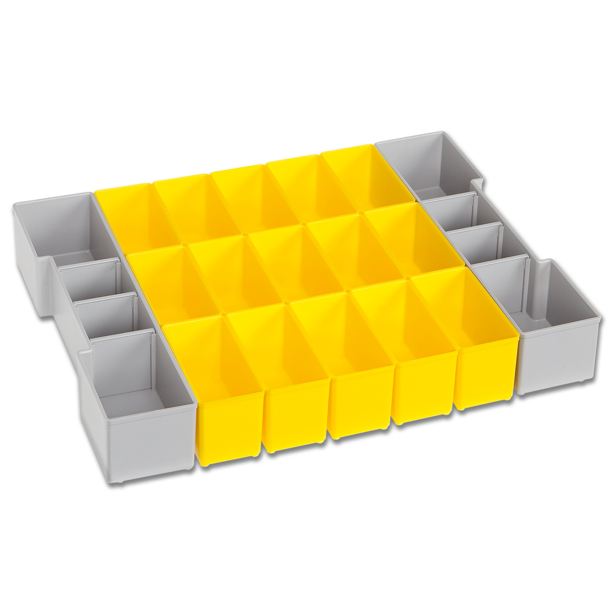 L-Boxx Baseline Organizer Bin Set B3 — For L-Boxx 1, Durable Plastic, 17-Piece, Model# 6000010091