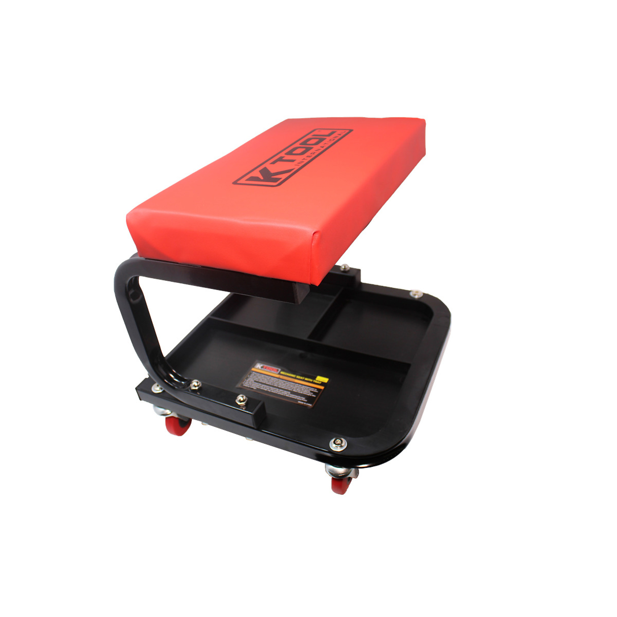 K Tool International Mechanic's Seat with Plastic Tool Tray, Model# KTI74981