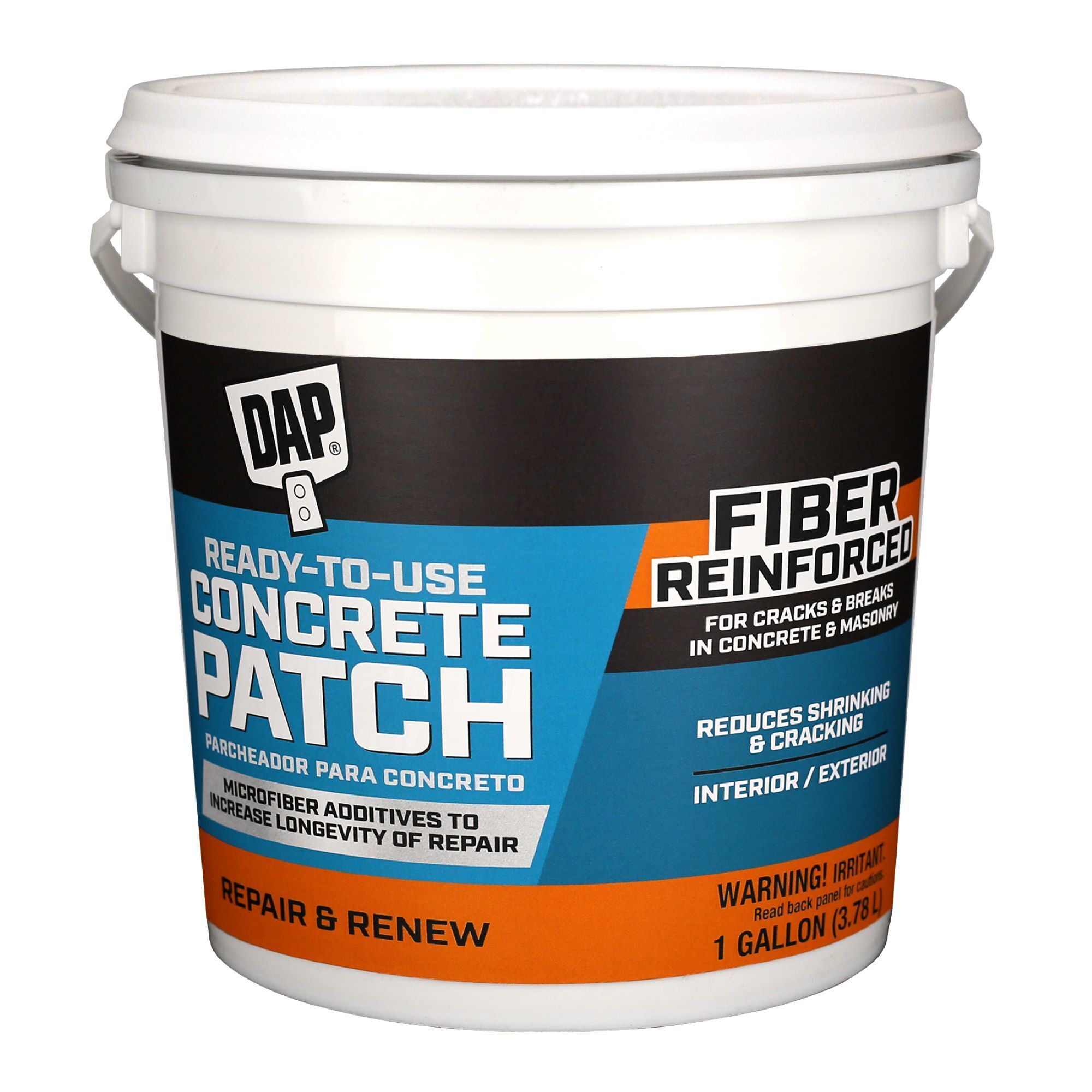 DAP 128oz Ready Mix Concrete Patch, Waterproof, Gray #31090, Model# 7079831090