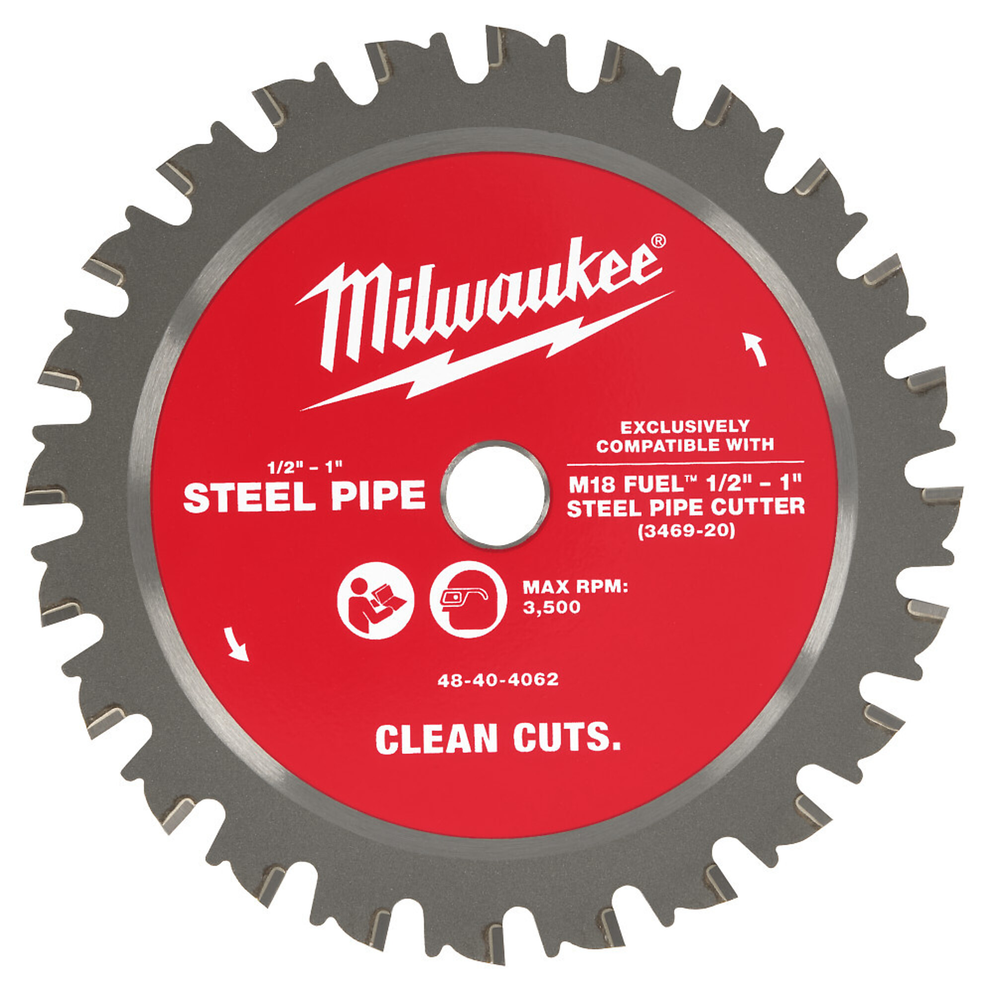 Milwaukee 1/2” – 1” Steel Pipe Cutting Blade, Model# 48-40-4062