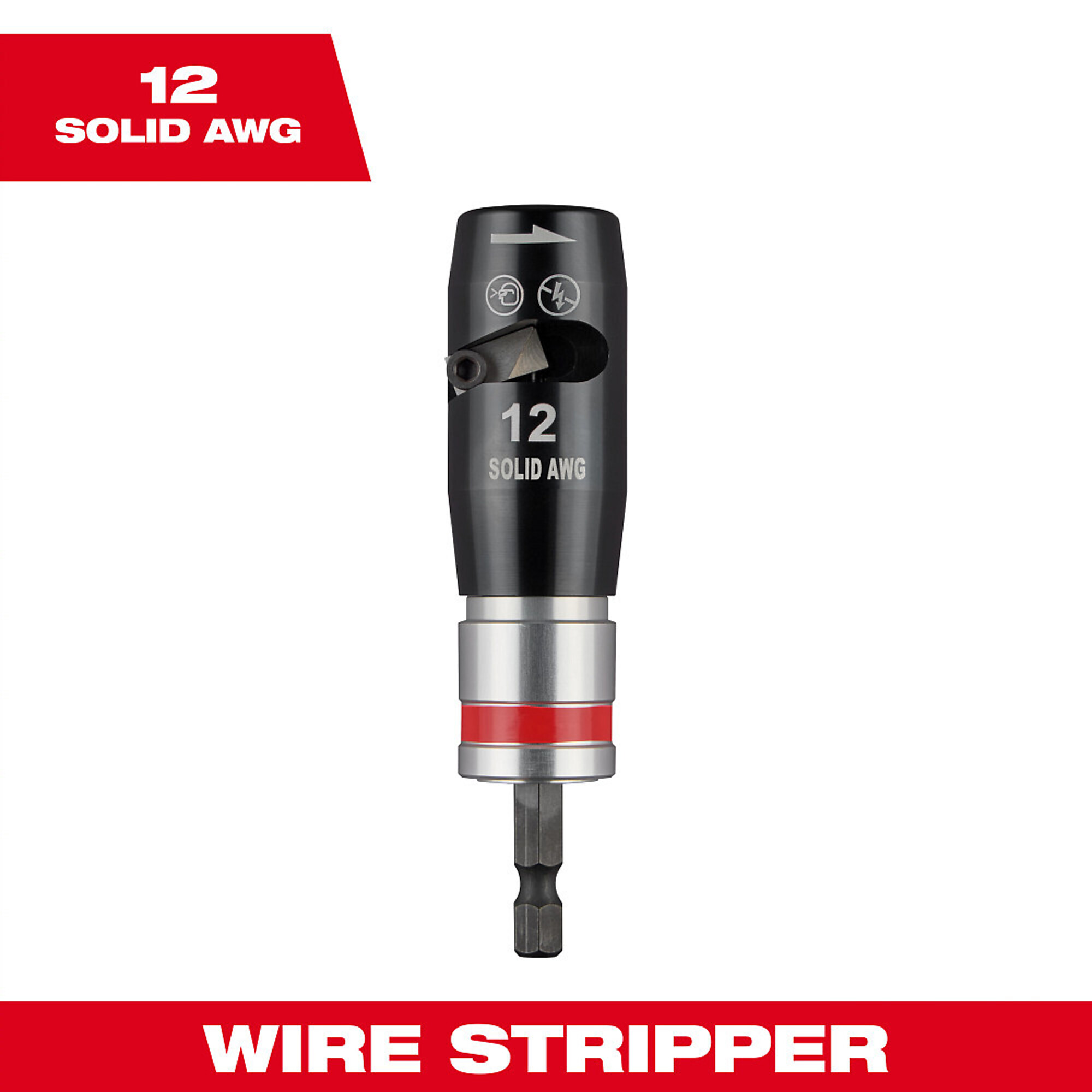 Milwaukee 12 AWG Solid Wire Stripper, Model# 48-32-6403