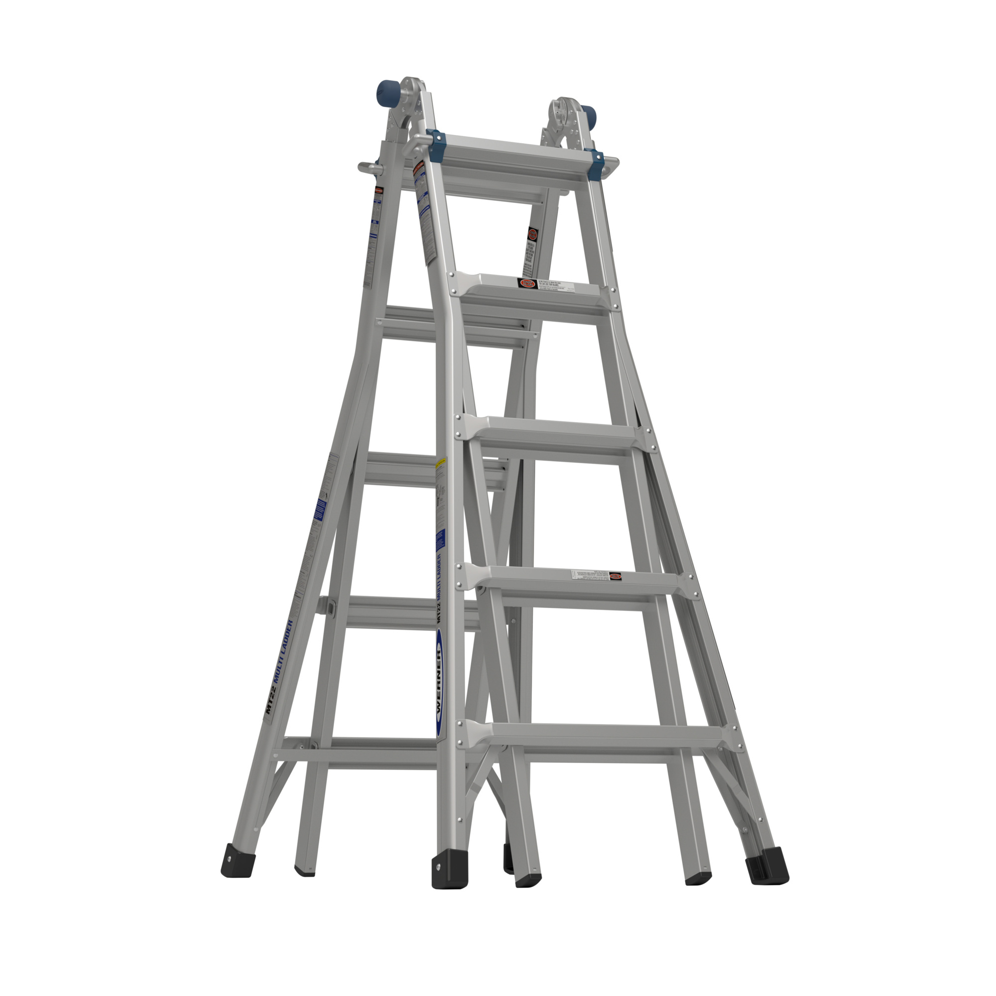 Werner Multi-Position Ladder — 22ft. Reach Height, 375-Lb. Capacity, Type IAA, Model# MT-22IAA
