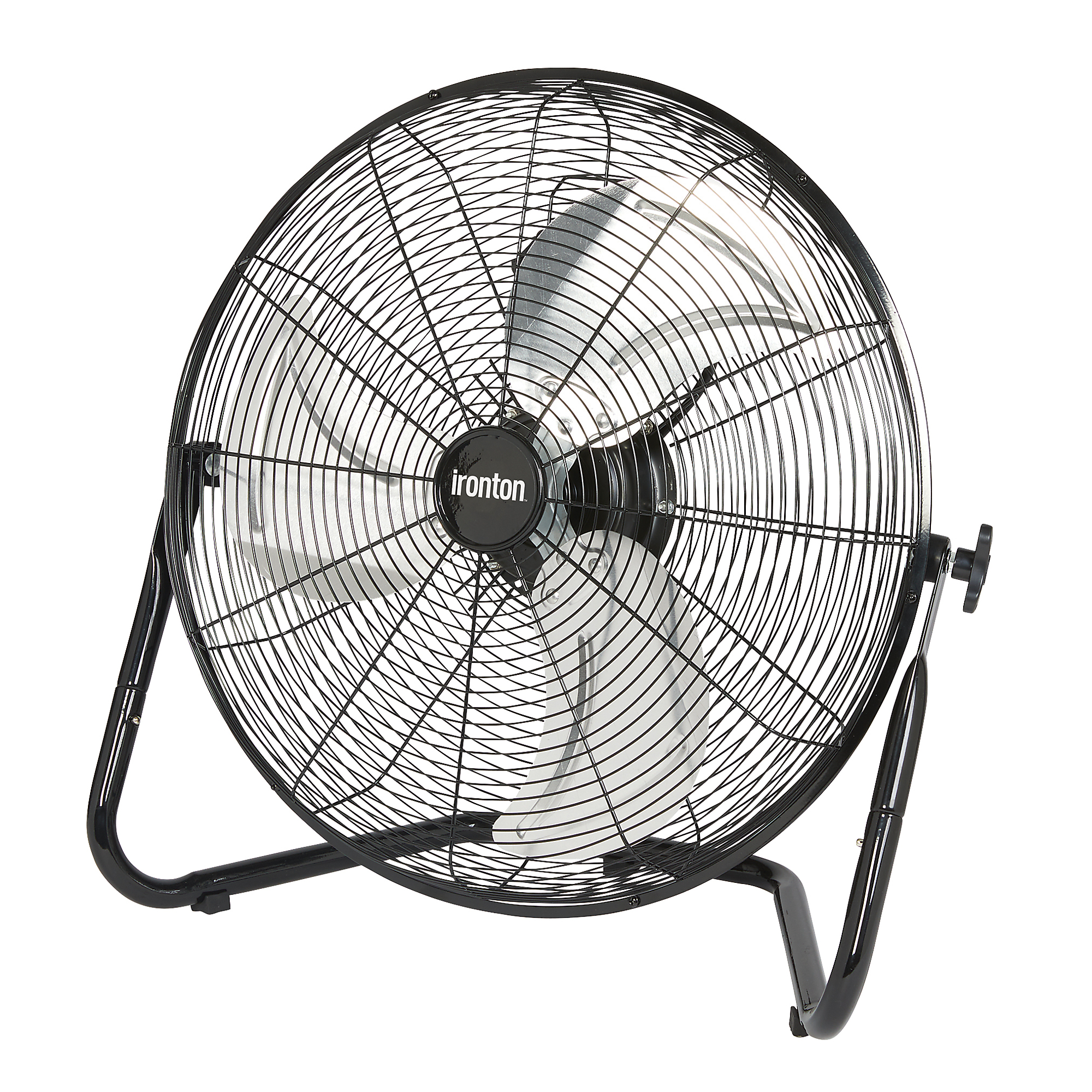 Ironton 20in. High-Velocity Fan, 4500 CFM, 3-Speed, Tilting Head, 120V, Air Circulator