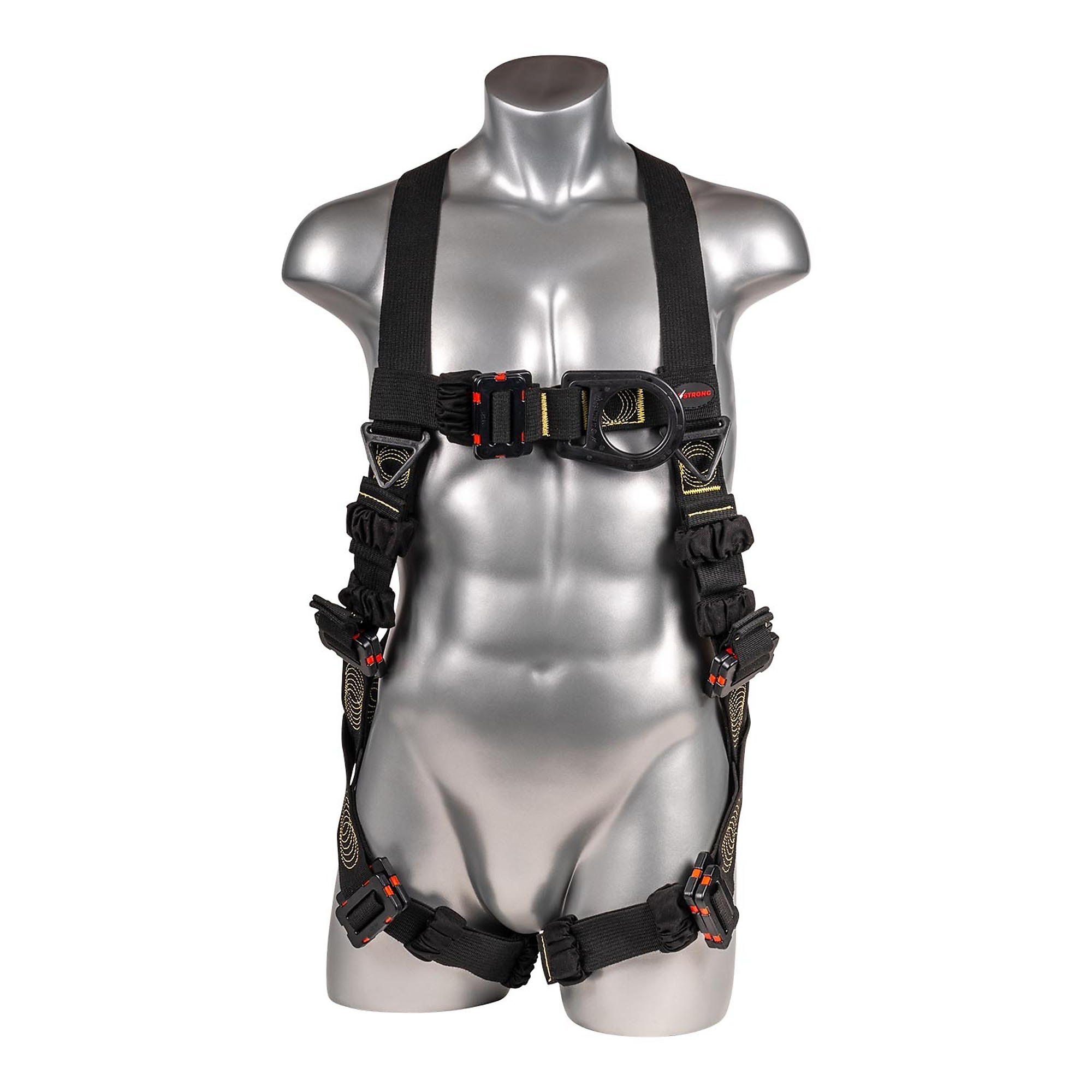 KStrong Kapture Element Arc Flash Rated 5-Point Full Body Harness — Dorsal & Front D-Rings, Mating Buckle Legs & Chest, L-XL, Model# UFH10710P-L-XL