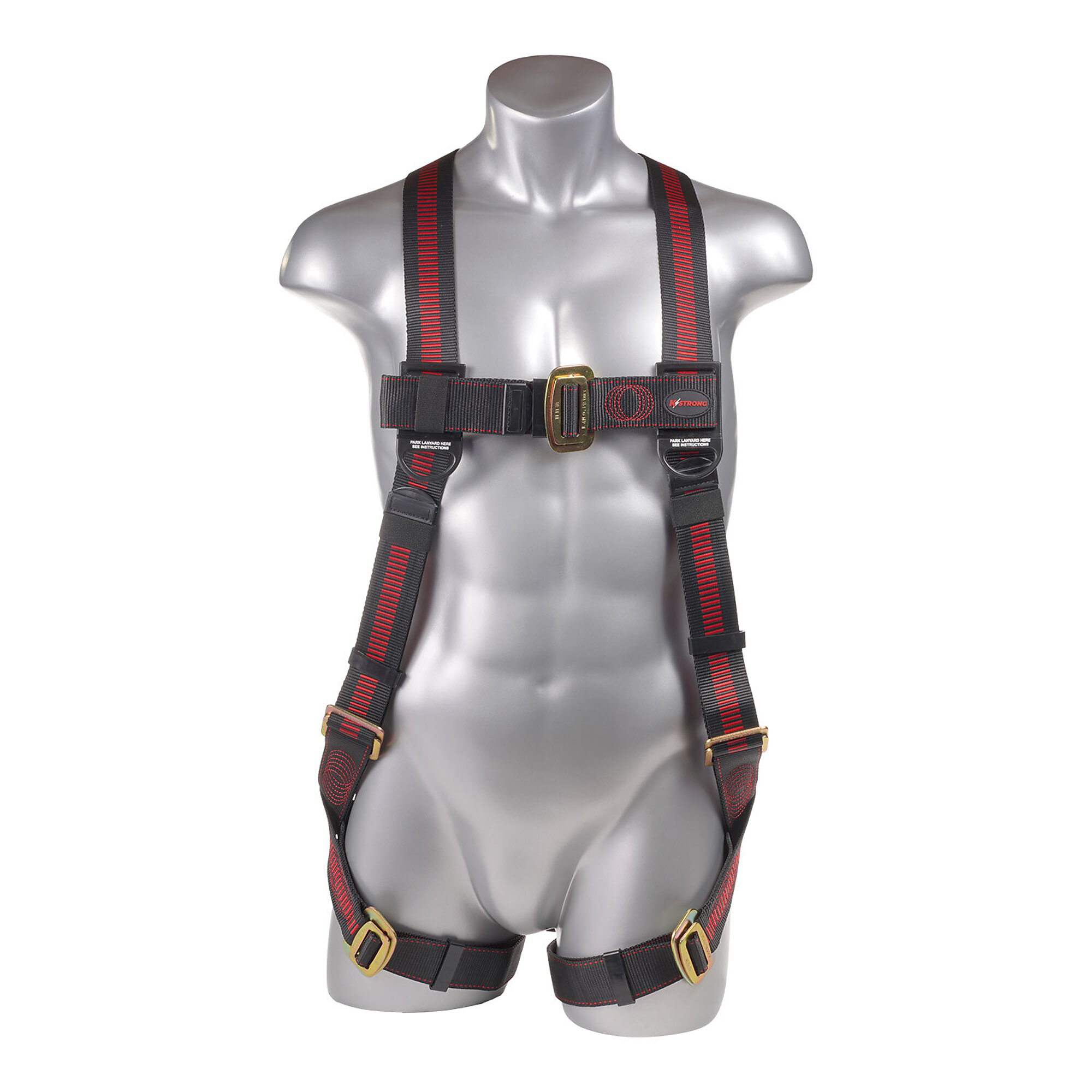 KStrong Kapture Elite 5-Point Full Body Harness — Dorsal D-Ring, Mating Buckle Legs, Adjustable Straps, L-XL, Model# UFH10201P-L-XL