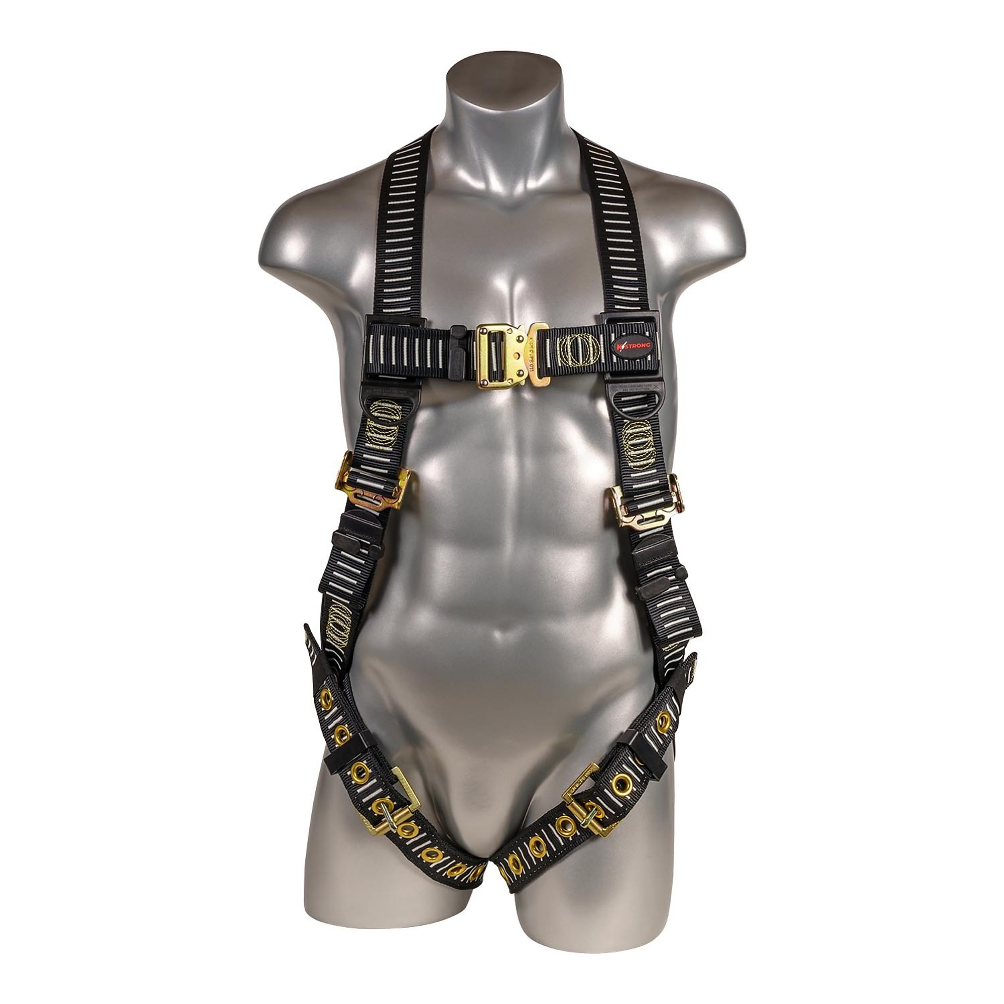KStrong Kapture Element Welding Harness — Dorsal D-Ring, Quick-Connect Chest, Tongue Buckle Legs, Flame Retardant, S-M, Model# UFH19902GQFR-S-M