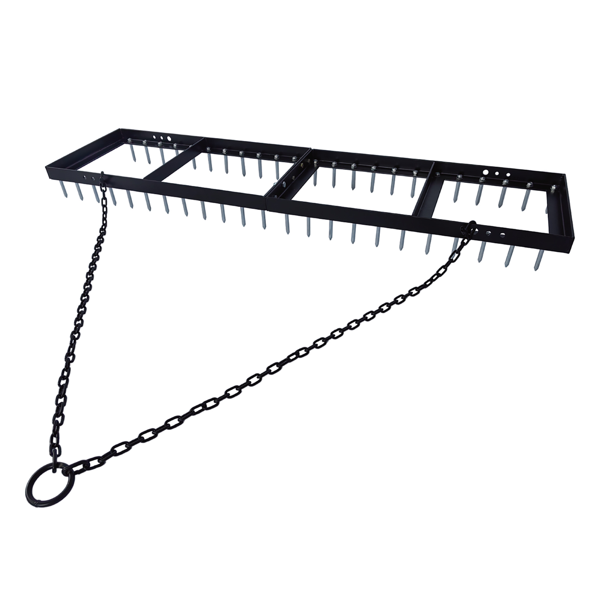 Yard Tuff Spike Drag — 6ft. Wide, 46 Spikes, Compatible with ATVs, UTVs, and Utility Tractors, Model# YTF-06SDTCL
