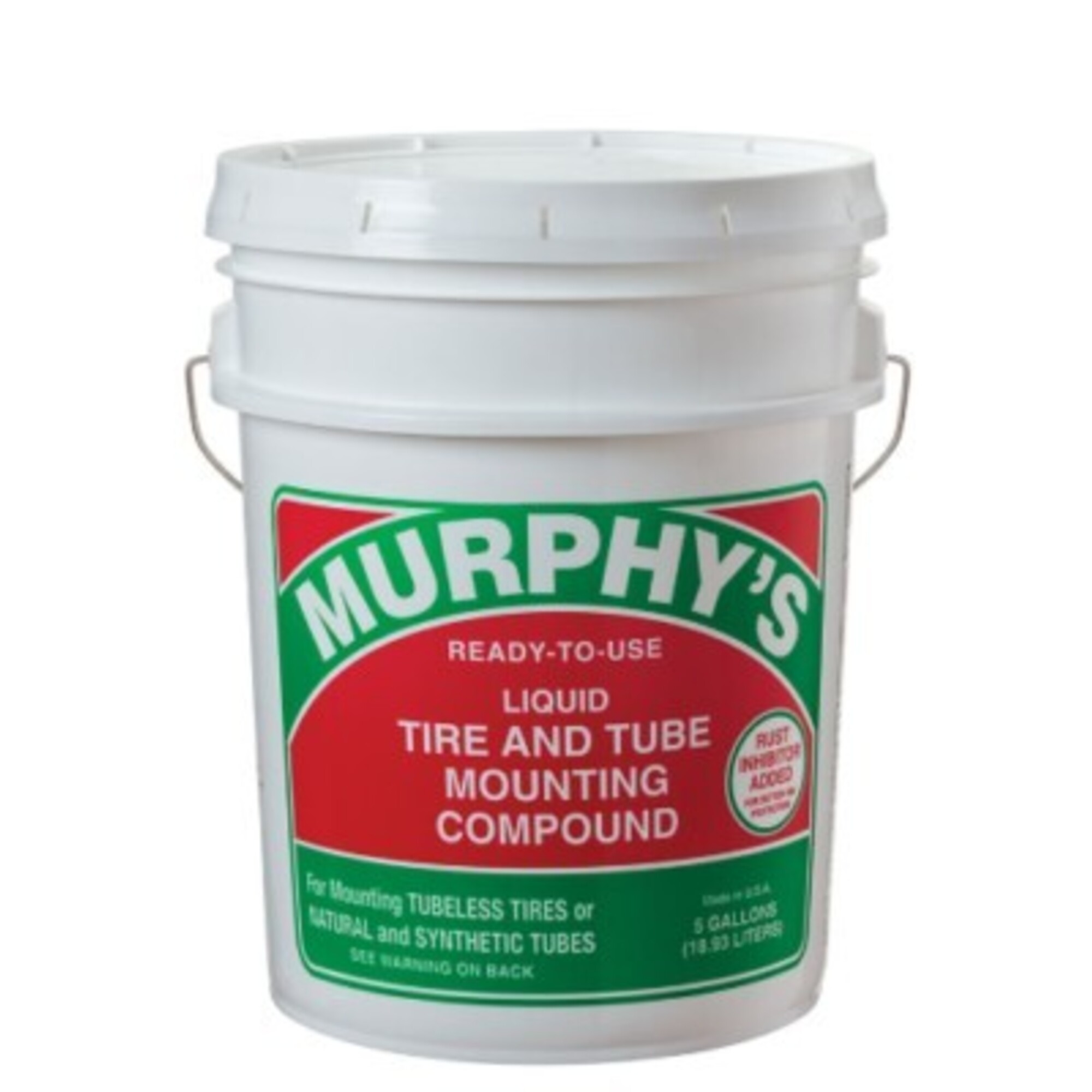 JTM Products Inc. Murphy's Ready to Use Liquid Tire and Tube Mounting Compound — 5 Gallon Pail, Rust Inhibitors, Worker Friendly, Model# JTMF10034