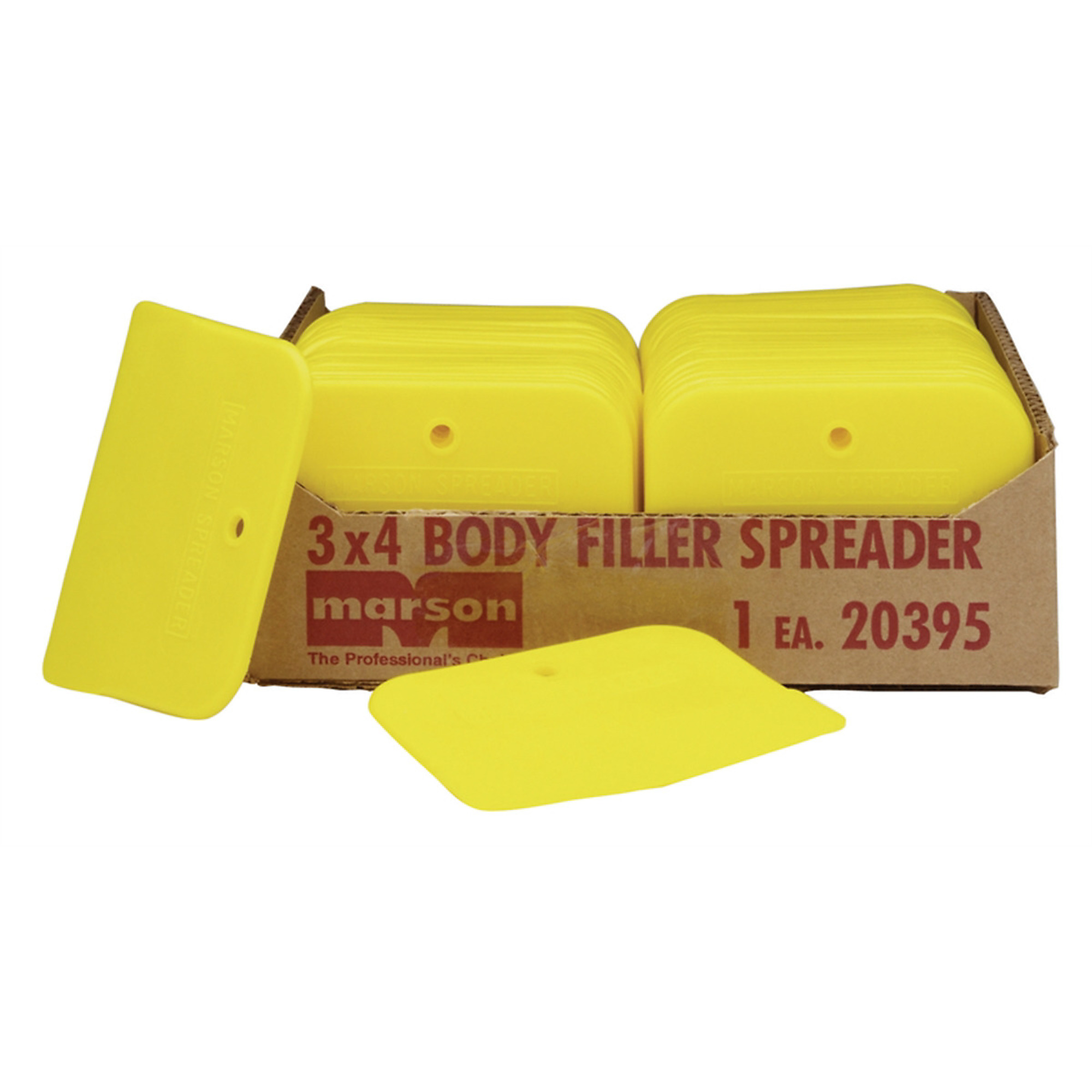 Marson Plastic Spreaders — 4in., Flexible Edge, 150 Pcs, Model# MAR20395