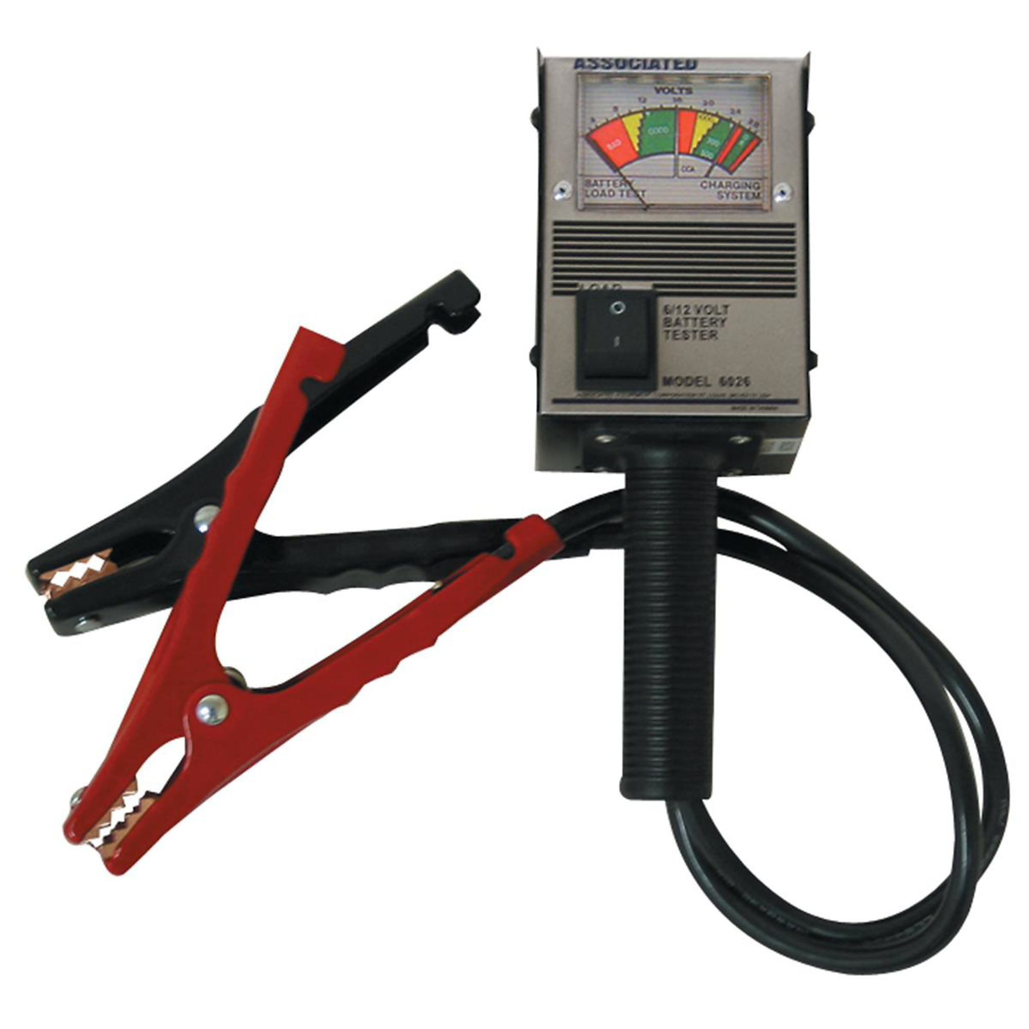 Associated Load Tester — Heavy-Duty, 6/12 Volt, 125 Amp, Model# ASO6026