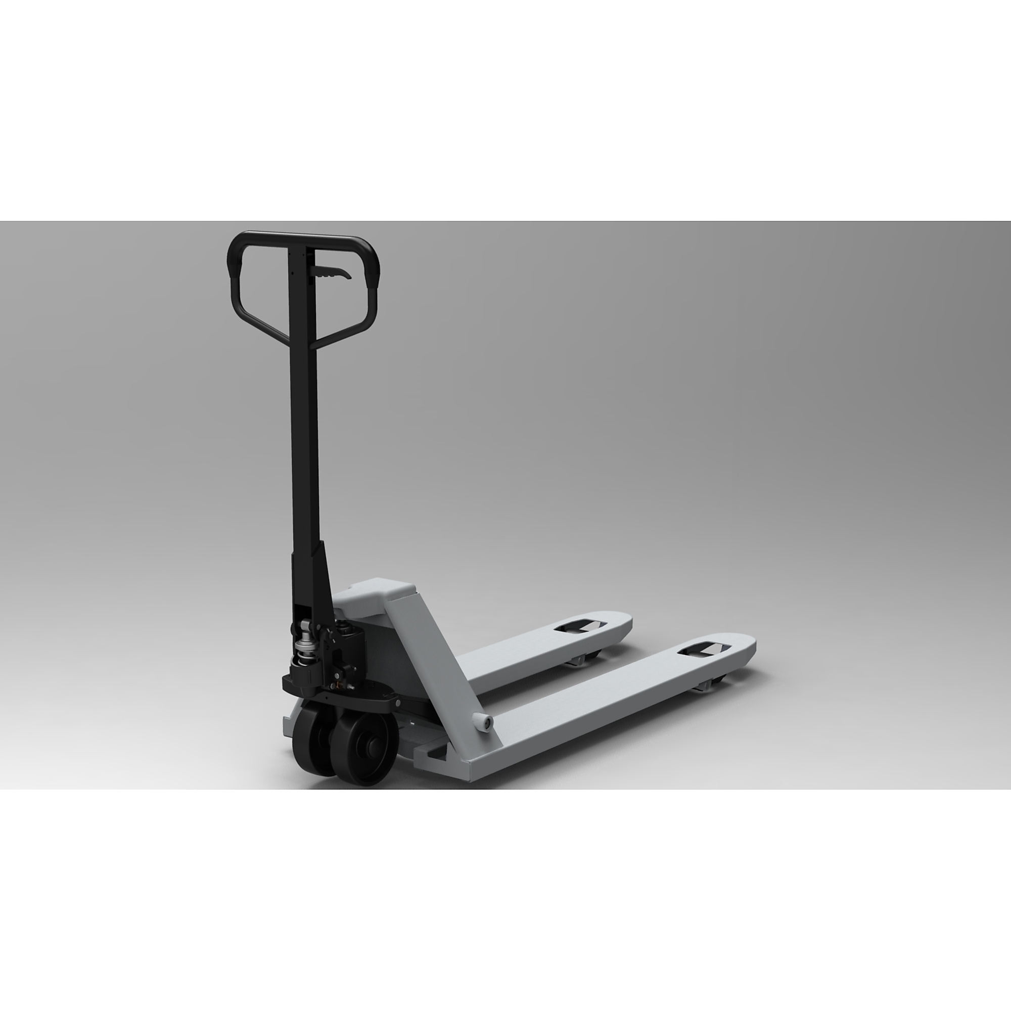 Shop Tuff, 5500 lb. Pallet Jack, Load Capacity 5500 lb, Fork Length 48 in, Min. Lift Height 2.95 in, Model# DB-5500LB
