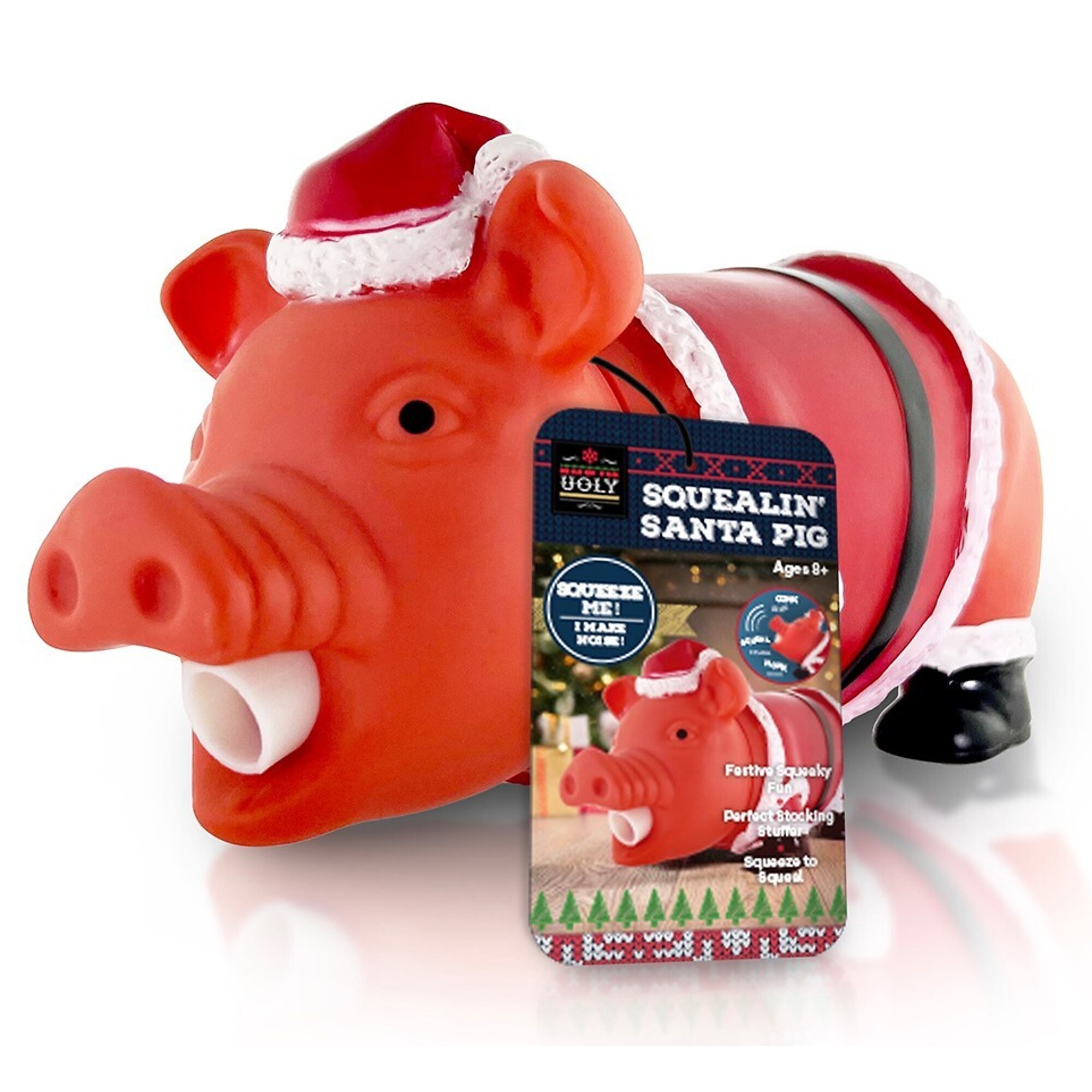 Season For Ugly Squealing Santa Pig, Model #SSP-12-4831