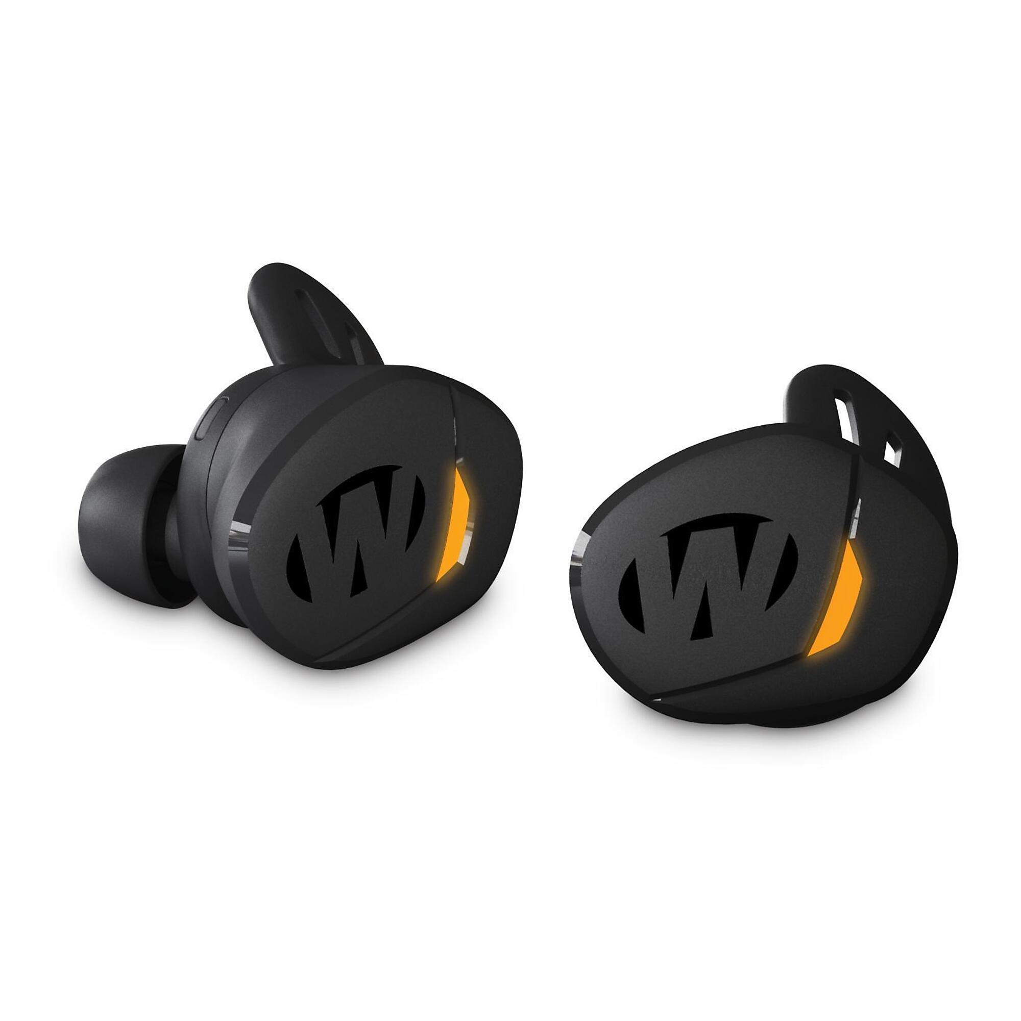 Walkers Game Ear Suppressor Bluetooth Earbuds — Sound Activated Compression, 3 Microphones Per Earbud, IP54, Model# WGE-GWP-SUPR-BT