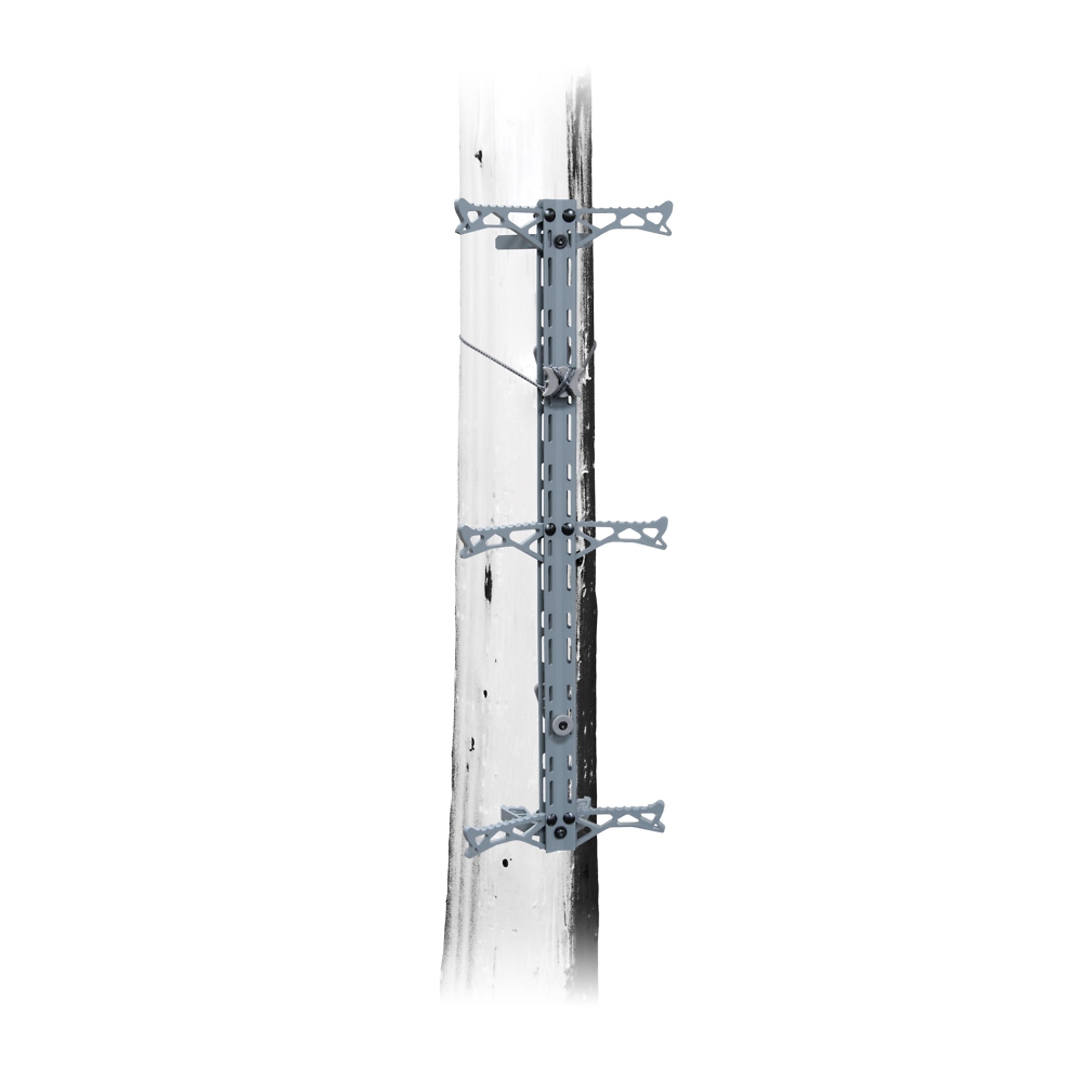 Hawk Helium II Climbing Stick — 30in., Angled Footpeg, Aircraft-Grade Aluminum, Silent Stack System, Model# HWK-HCS30-1