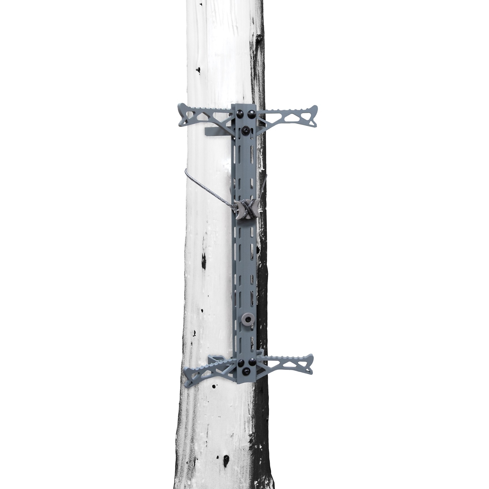 Hawk Helium II Climbing Stick — 20in., Angled Footpeg, Aircraft-Grade Aluminum, 300-Lb. Capacity, Model# HWK-HCS20-1