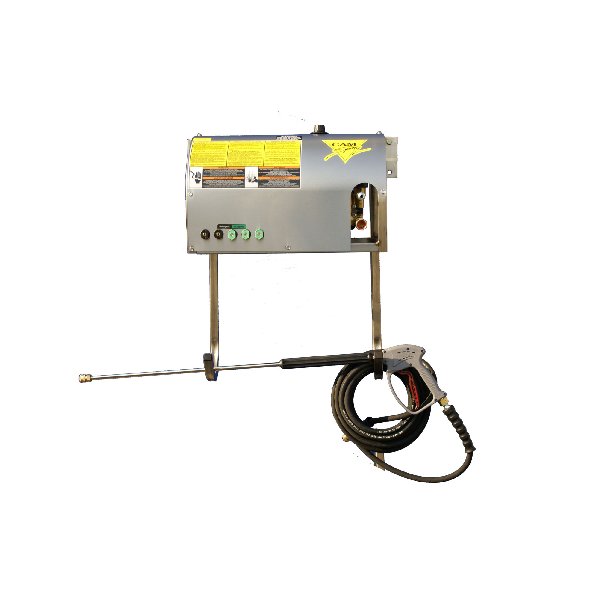 Cam Spray Deluxe Wall Mount Electric Pressure Washer — 2 GPM, 1500 PSI, 120V, Auto Start/Stop, Model# 1502WM/SSA