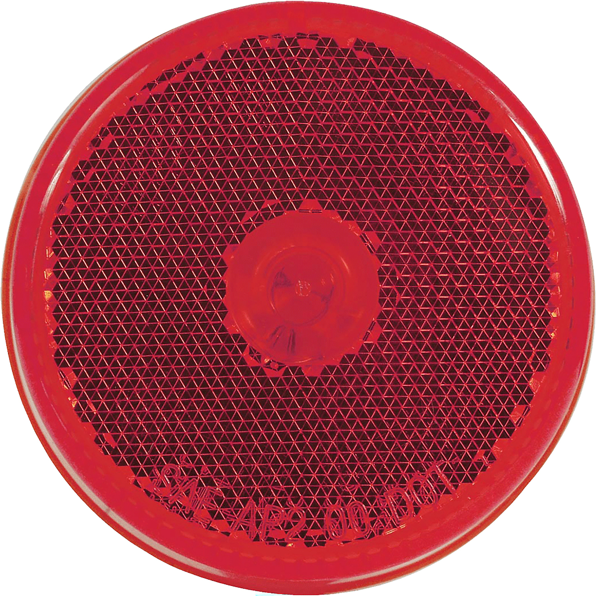 2.5" RED GROMMET MNT MARKER LIGHT W/REFLEX LENS