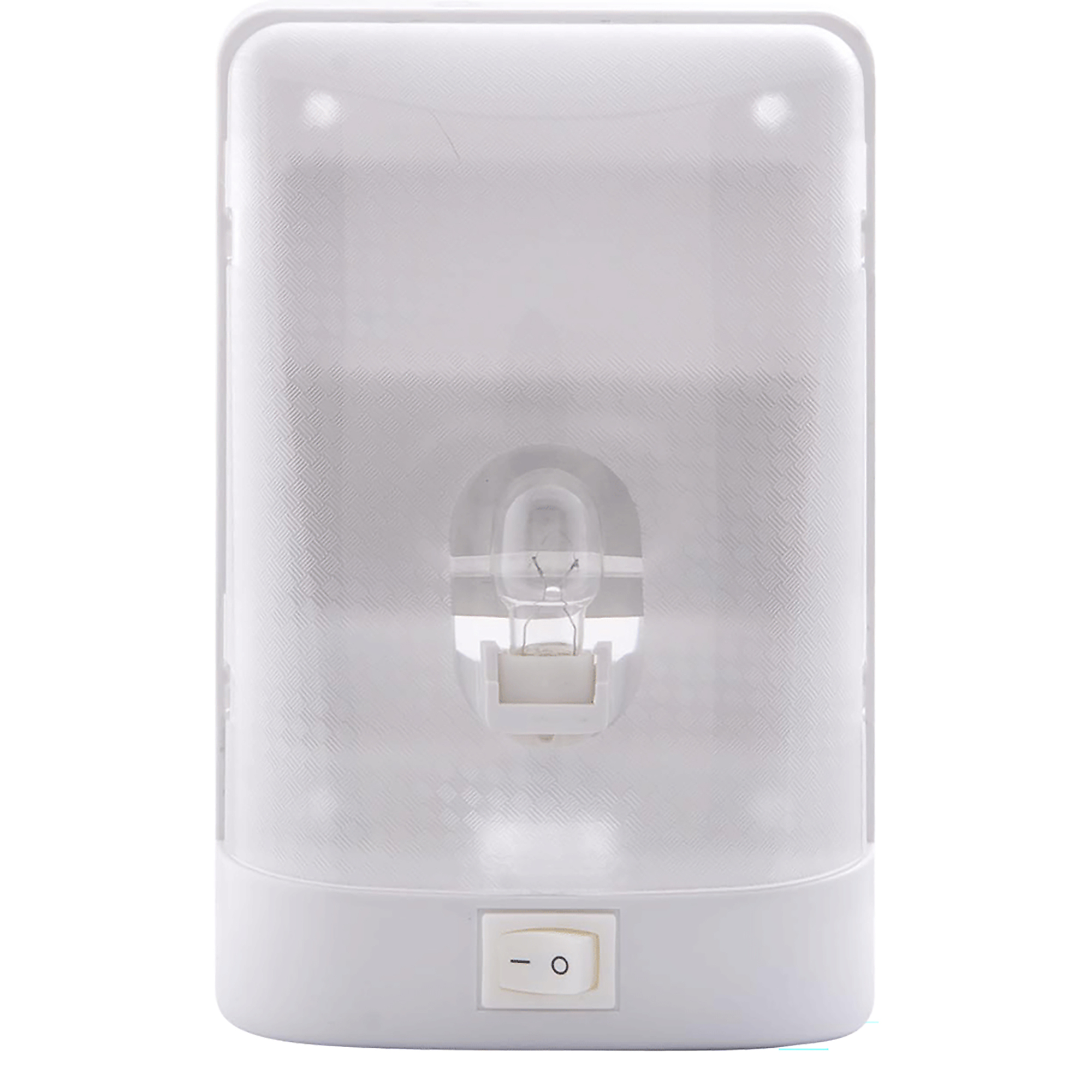 RV SINGLE SURFACE MNT INTERIOR LIGHT WITH SWITCH