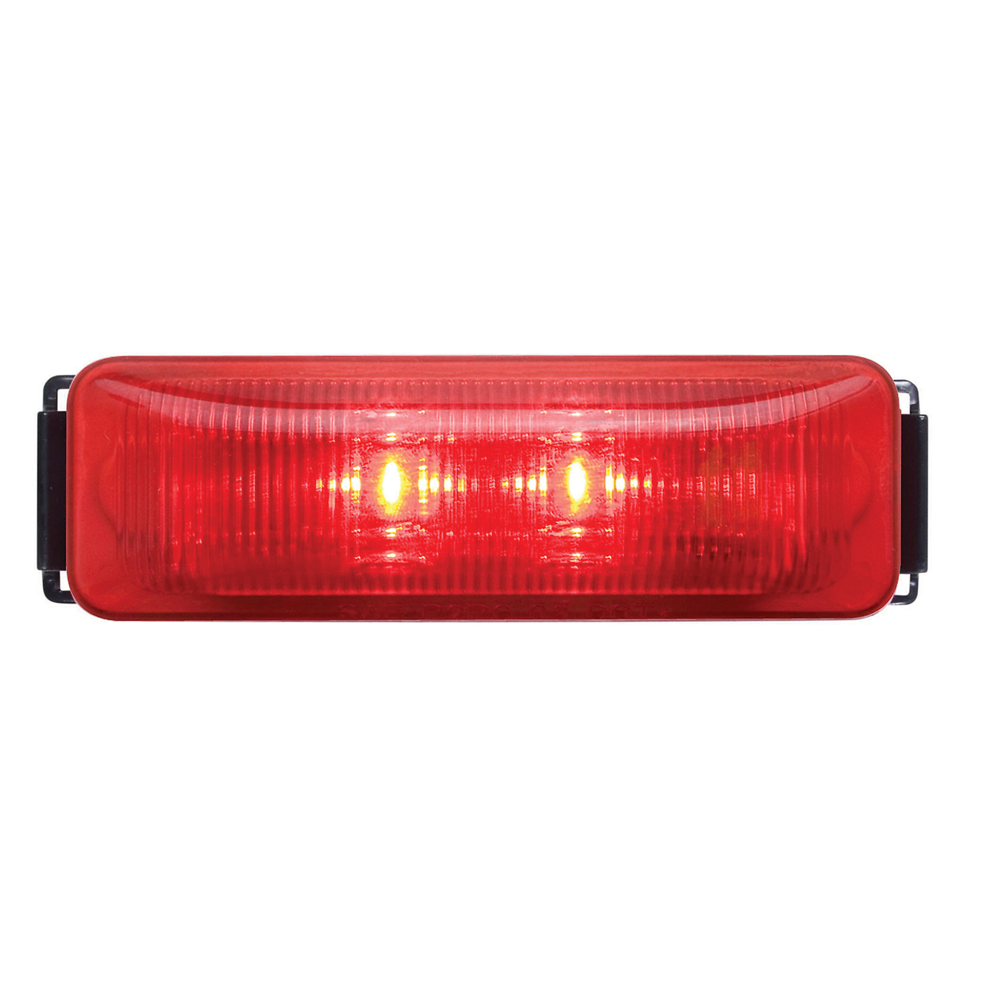 2-LED RED THINLINE MARKER LIGHT KIT W/BRACKET&PLUG