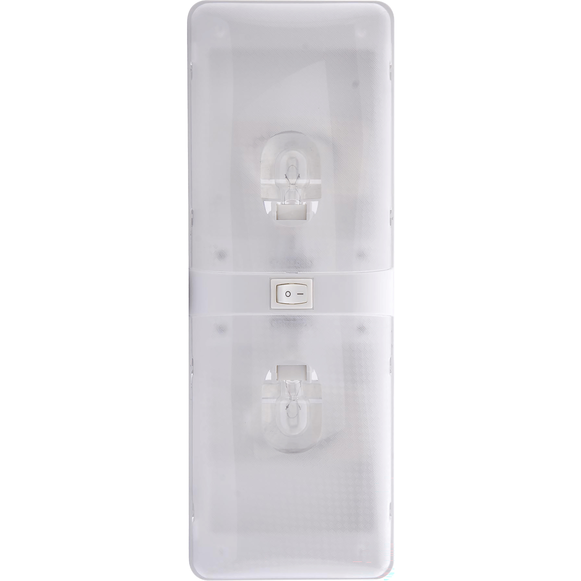 RV DOUBLE SURFACE MNT INTERIOR LIGHT WITH SWITCH