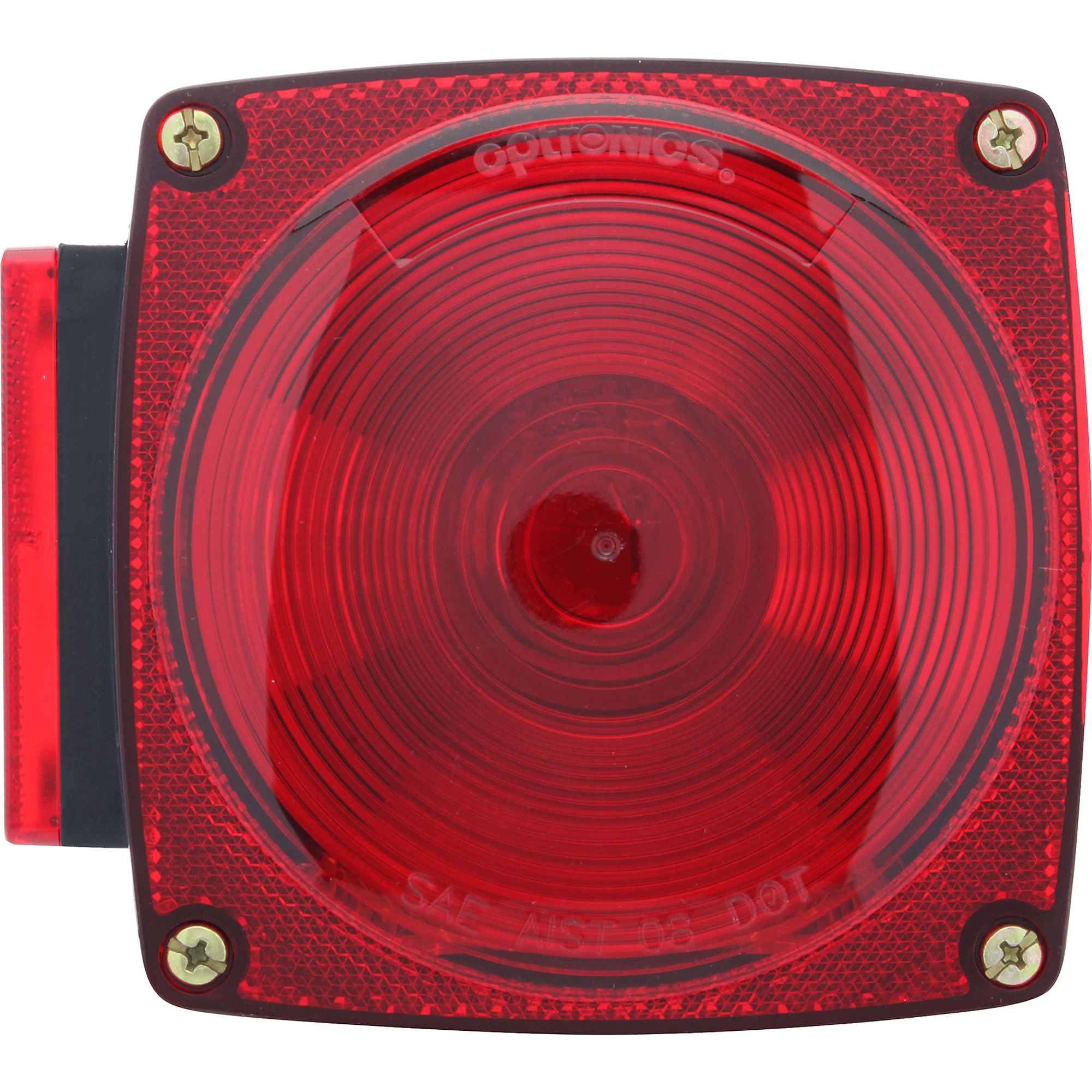 RED UNIVERSAL STUD MOUNT TAIL LIGHT; DRIVER SIDE